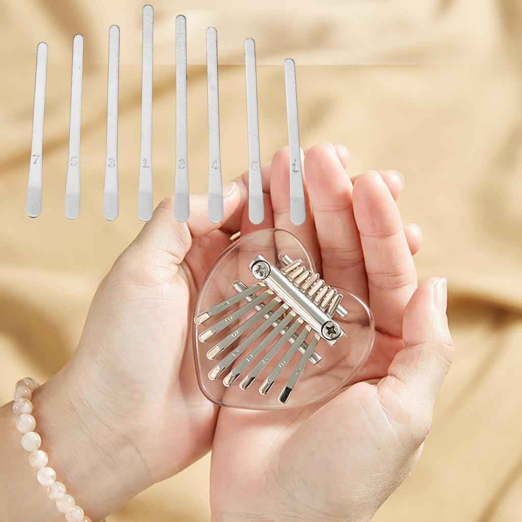 Mini Kalimba 8 Key DIY Thumb Piano Steel Keys Accessories DIY