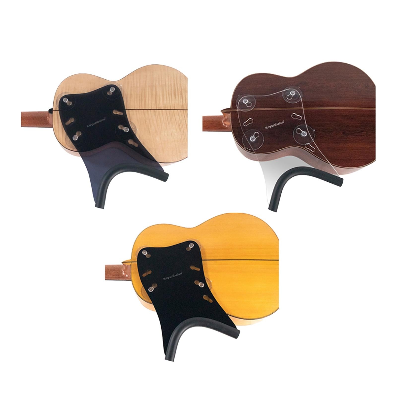 Acrylic Bass Rack Holder for Banjo Classical Electric Guitar Accessories Dark Brown