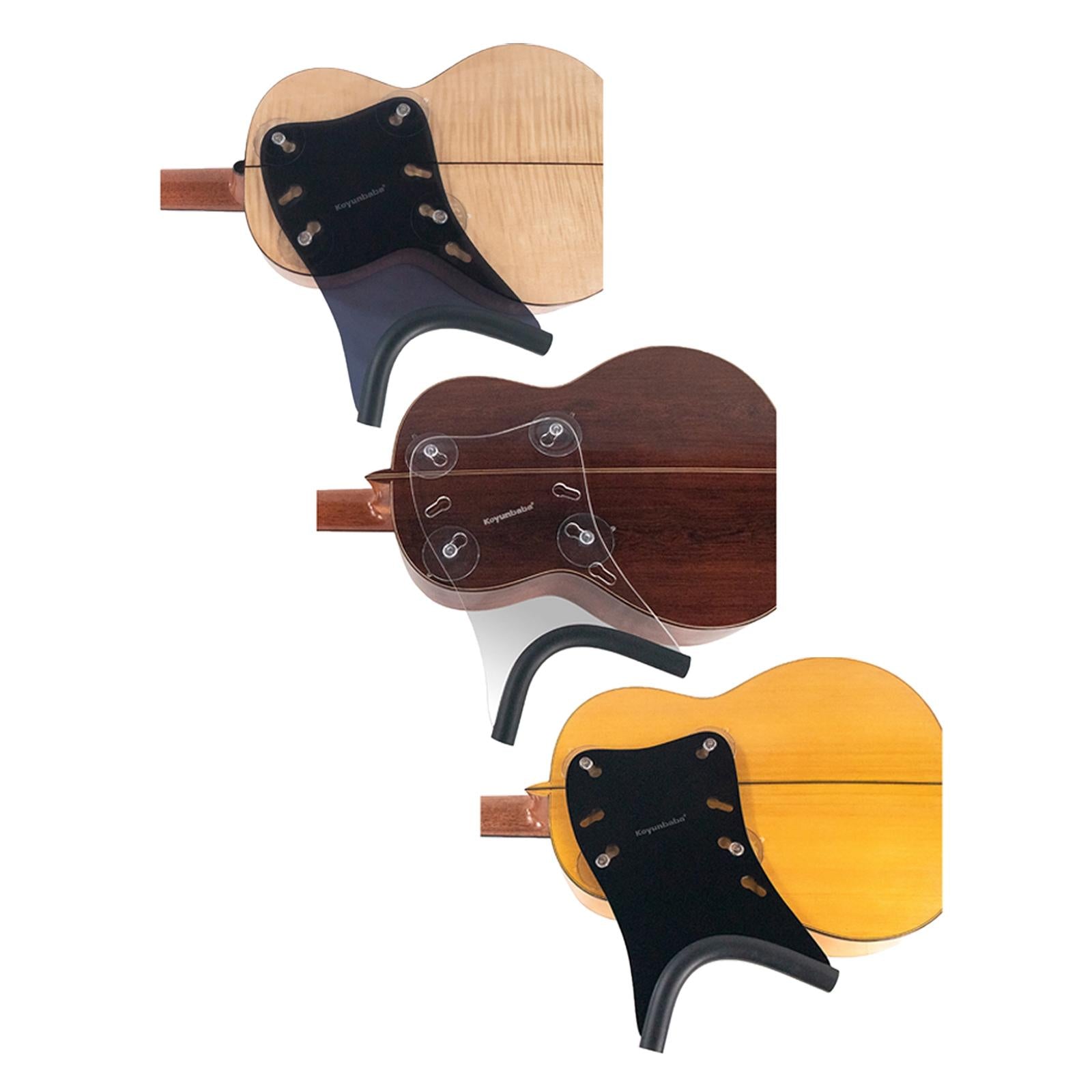 Acrylic Bass Rack Holder for Banjo Classical Electric Guitar Accessories Dark Brown