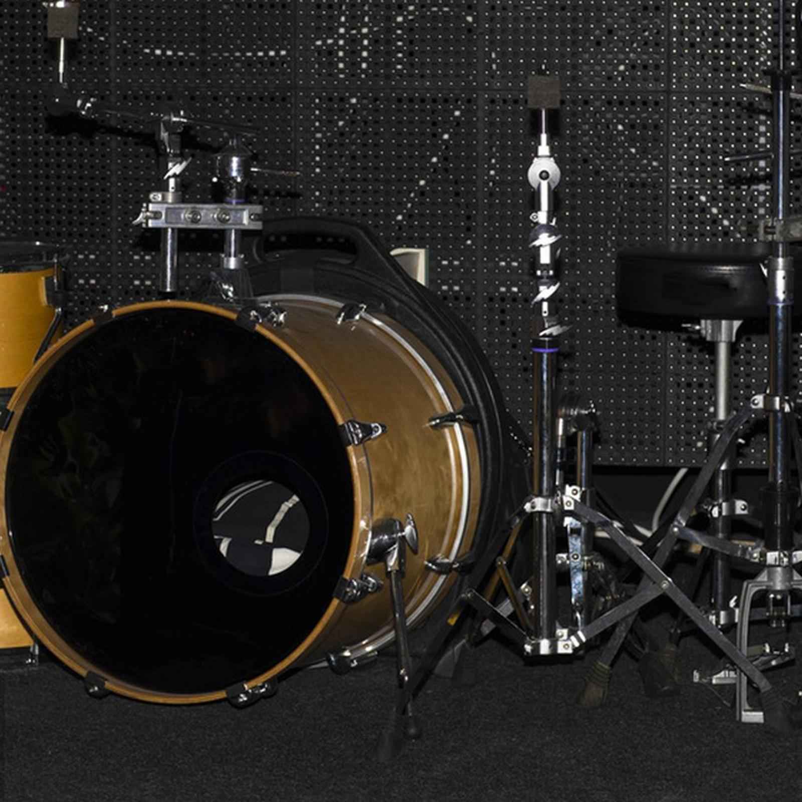 1 Piece Port Hole Protector Pads Drum Rings Easy to Use Non Slip Bass Drum White