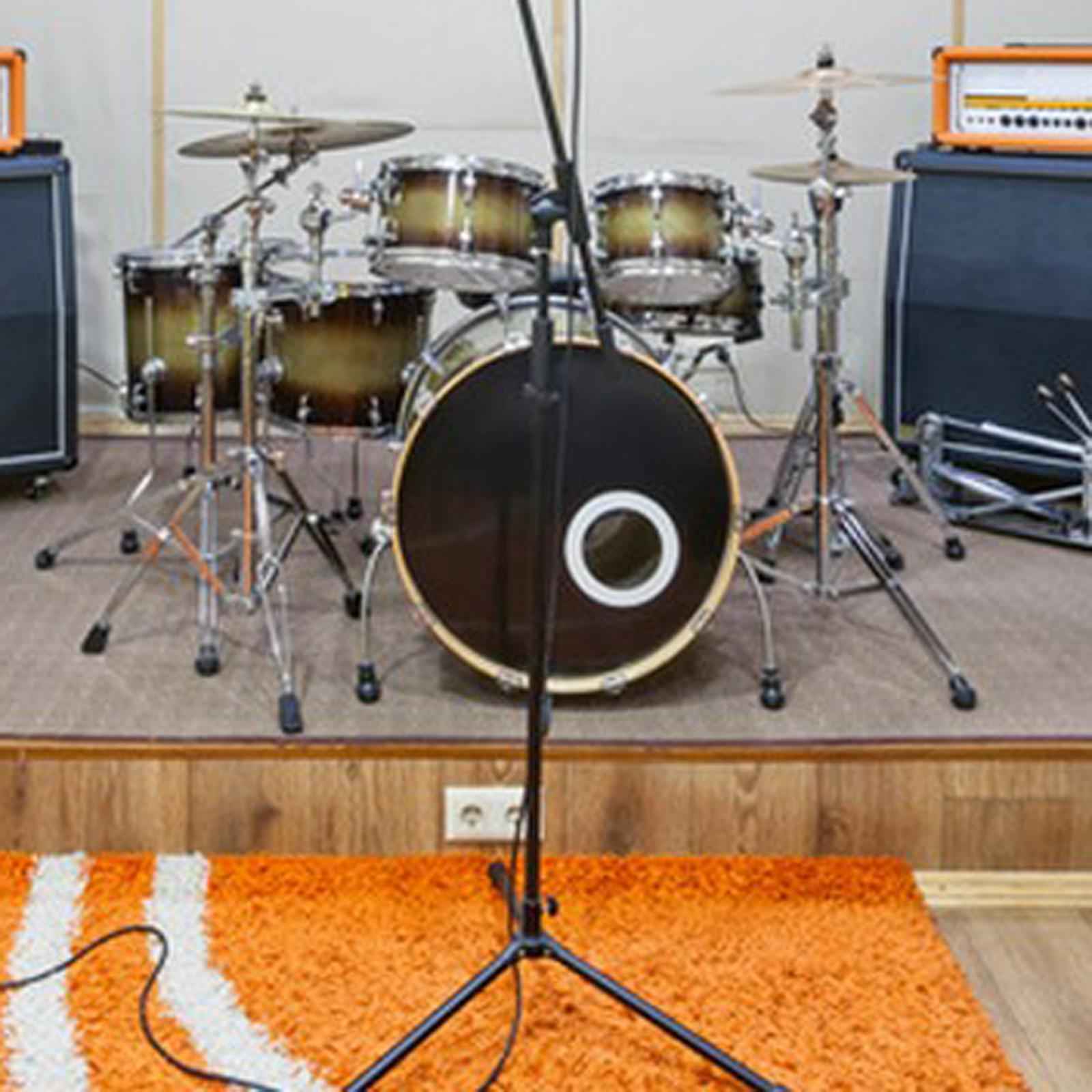 1 Piece Port Hole Protector Pads Drum Rings Easy to Use Non Slip Bass Drum White