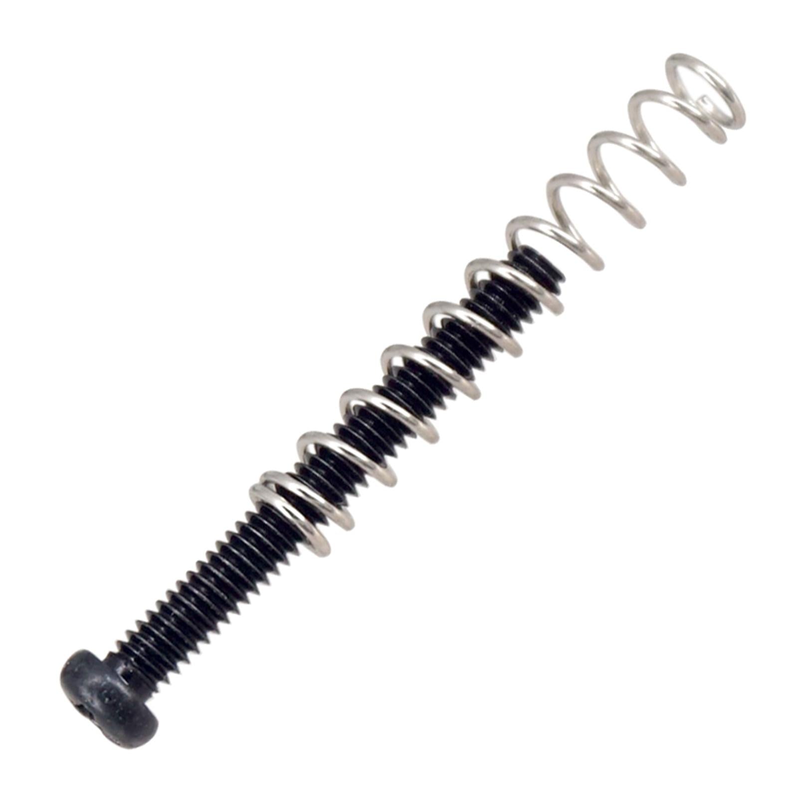 8 Pieces Double Coil Pickup Frame Screws Springs Potable for Guitar Parts Black