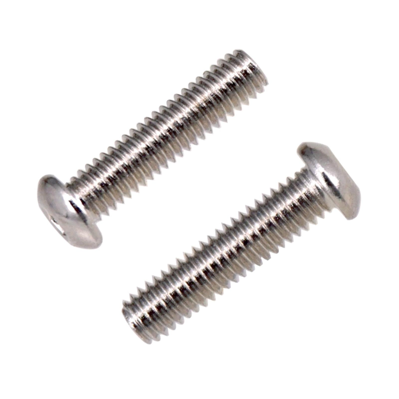 Iron Guitar Bridge Saddles Screws Durable for Electric Guitar Bridge Parts Argent