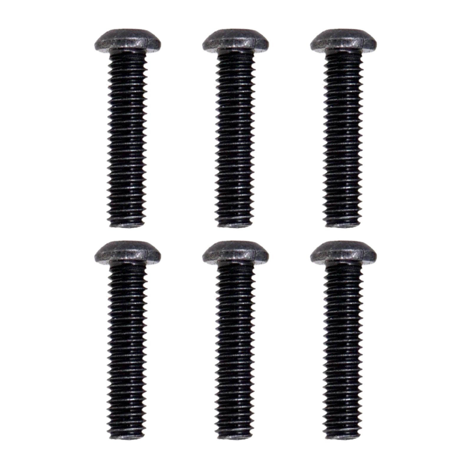 Iron Guitar Bridge Saddles Screws Durable for Electric Guitar Bridge Parts Black