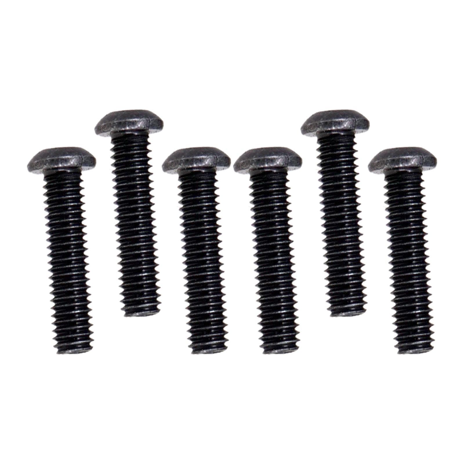 Iron Guitar Bridge Saddles Screws Durable for Electric Guitar Bridge Parts Black