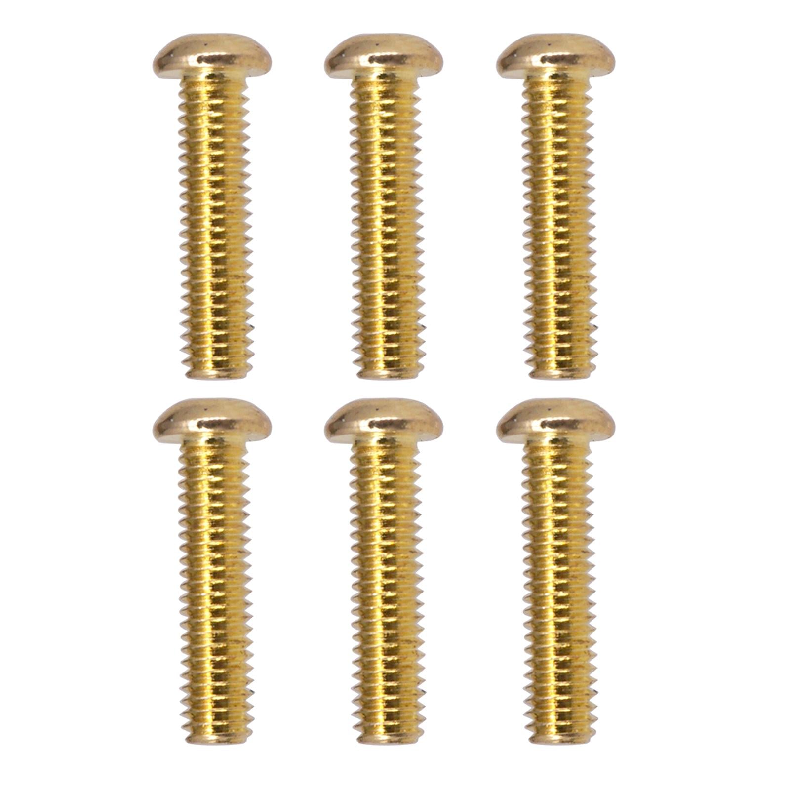 Iron Guitar Bridge Saddles Screws Durable for Electric Guitar Bridge Parts Aureate