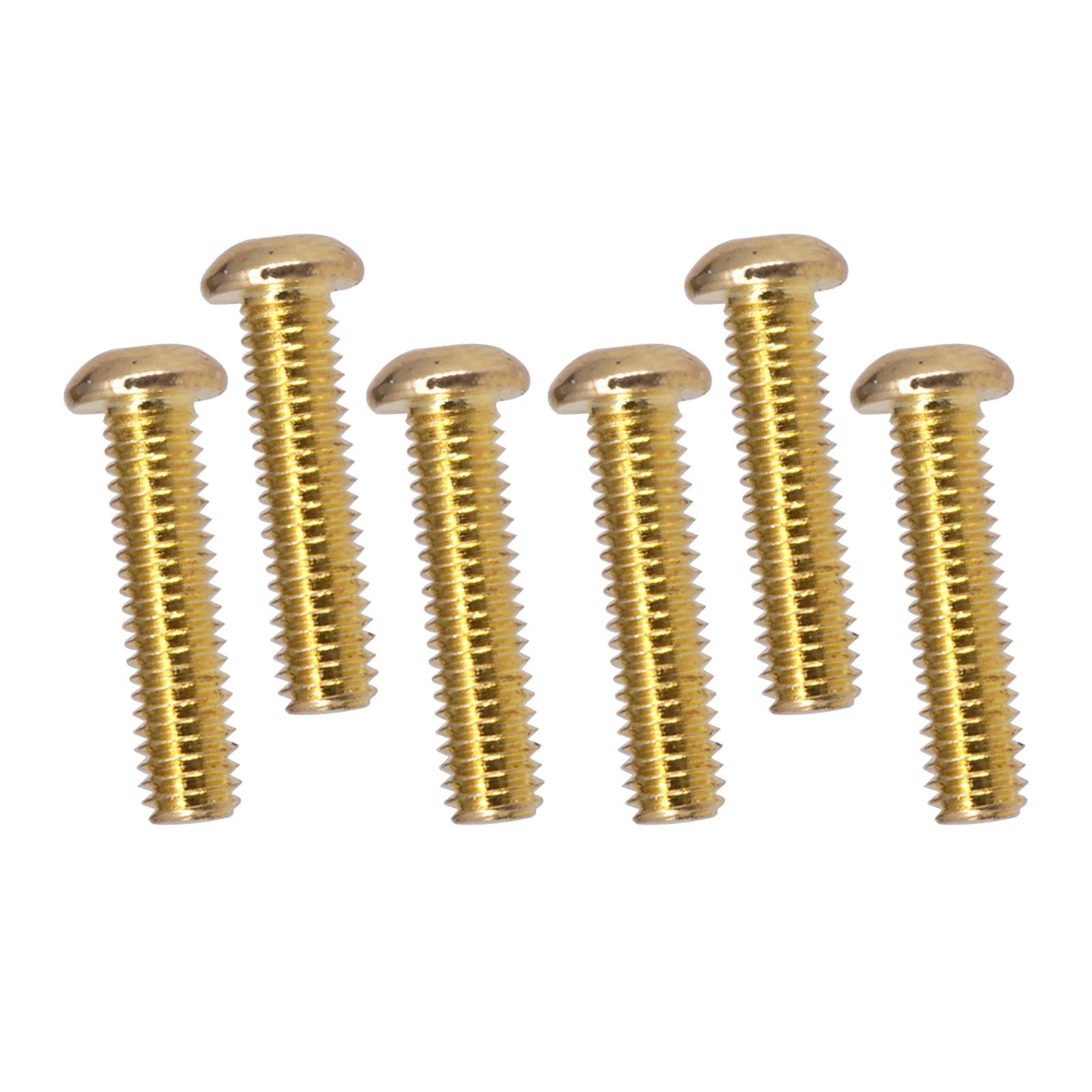 Iron Guitar Bridge Saddles Screws Durable for Electric Guitar Bridge Parts Aureate