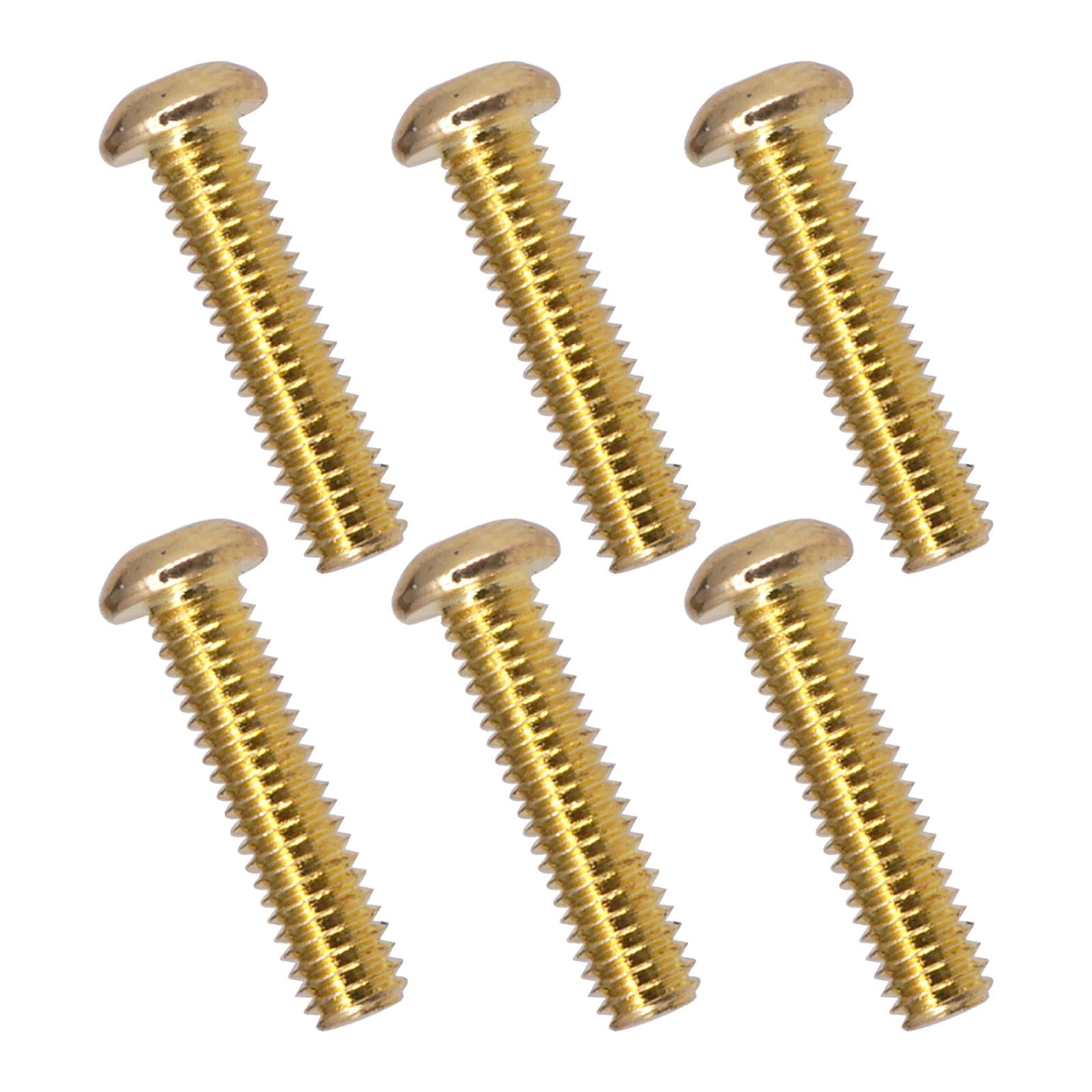 Iron Guitar Bridge Saddles Screws Durable for Electric Guitar Bridge Parts Aureate