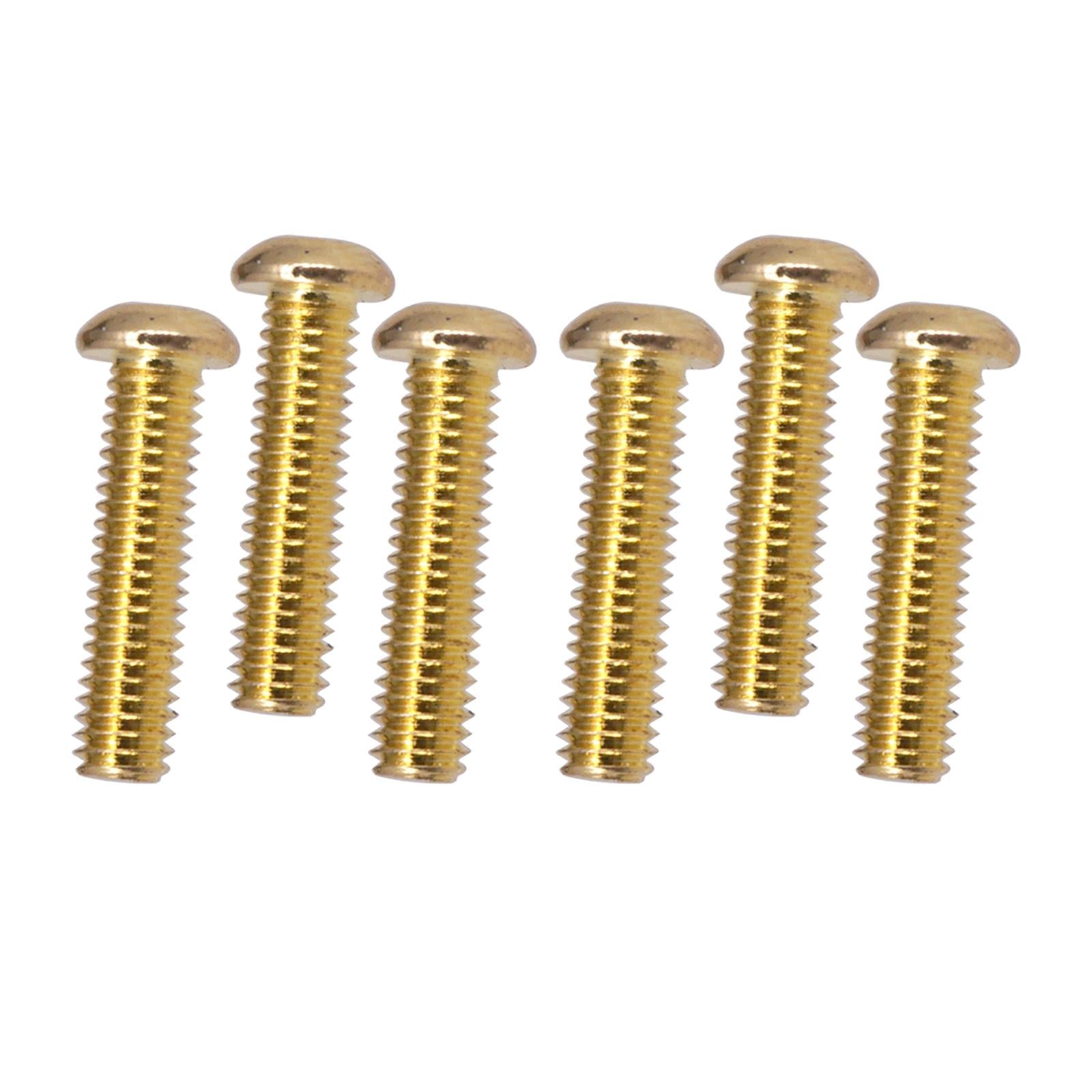 Iron Guitar Bridge Saddles Screws Durable for Electric Guitar Bridge Parts Aureate