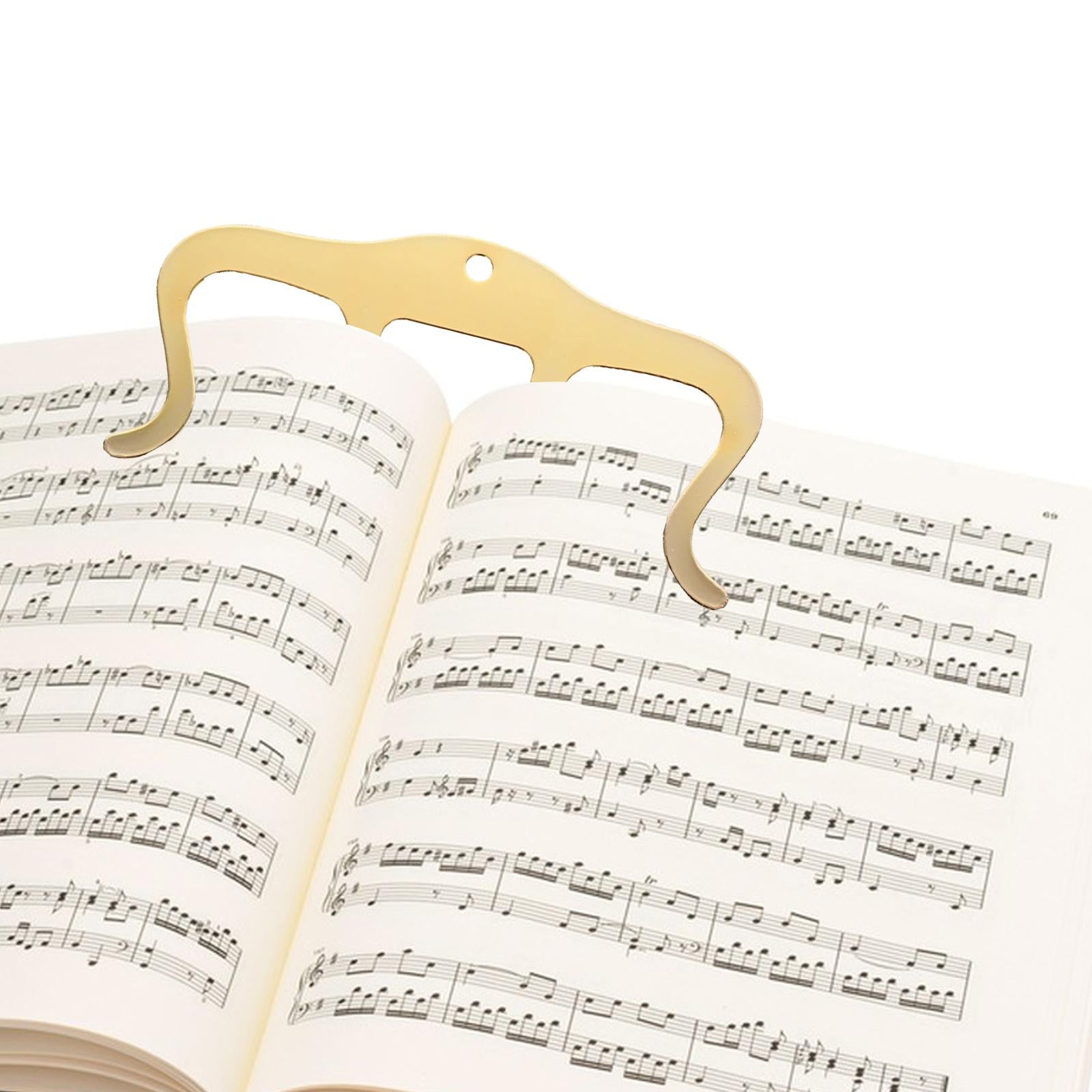 Metal Musical Book Holder for Pianos Cookbook Reading Sheet Music Stands Aureate