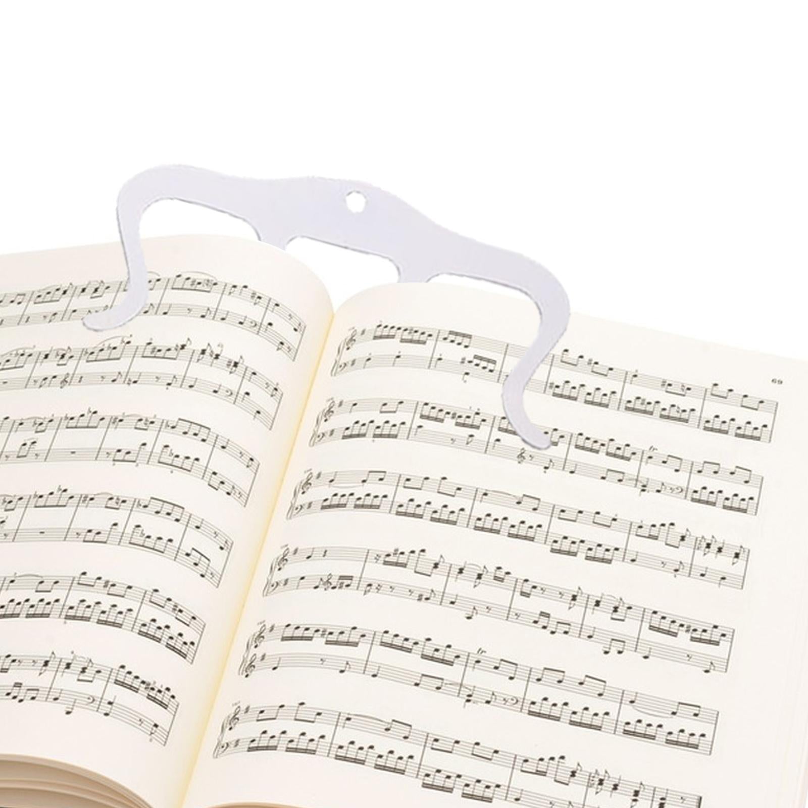 Metal Musical Book Holder for Pianos Cookbook Reading Sheet Music Stands Argent