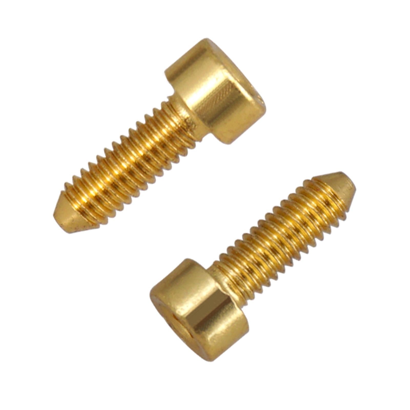 Electric Guitar Bridge Saddles Locking String Screws for Guitar Repairing Aureate