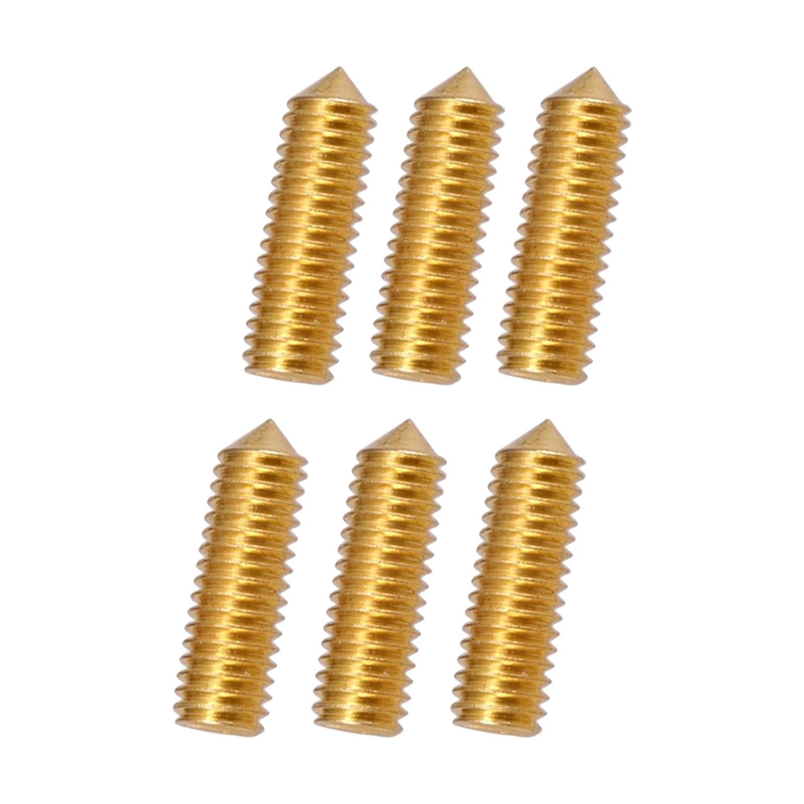 Electric Guitar Bridge Saddles Locking String Screws for Instrument Parts Aureate