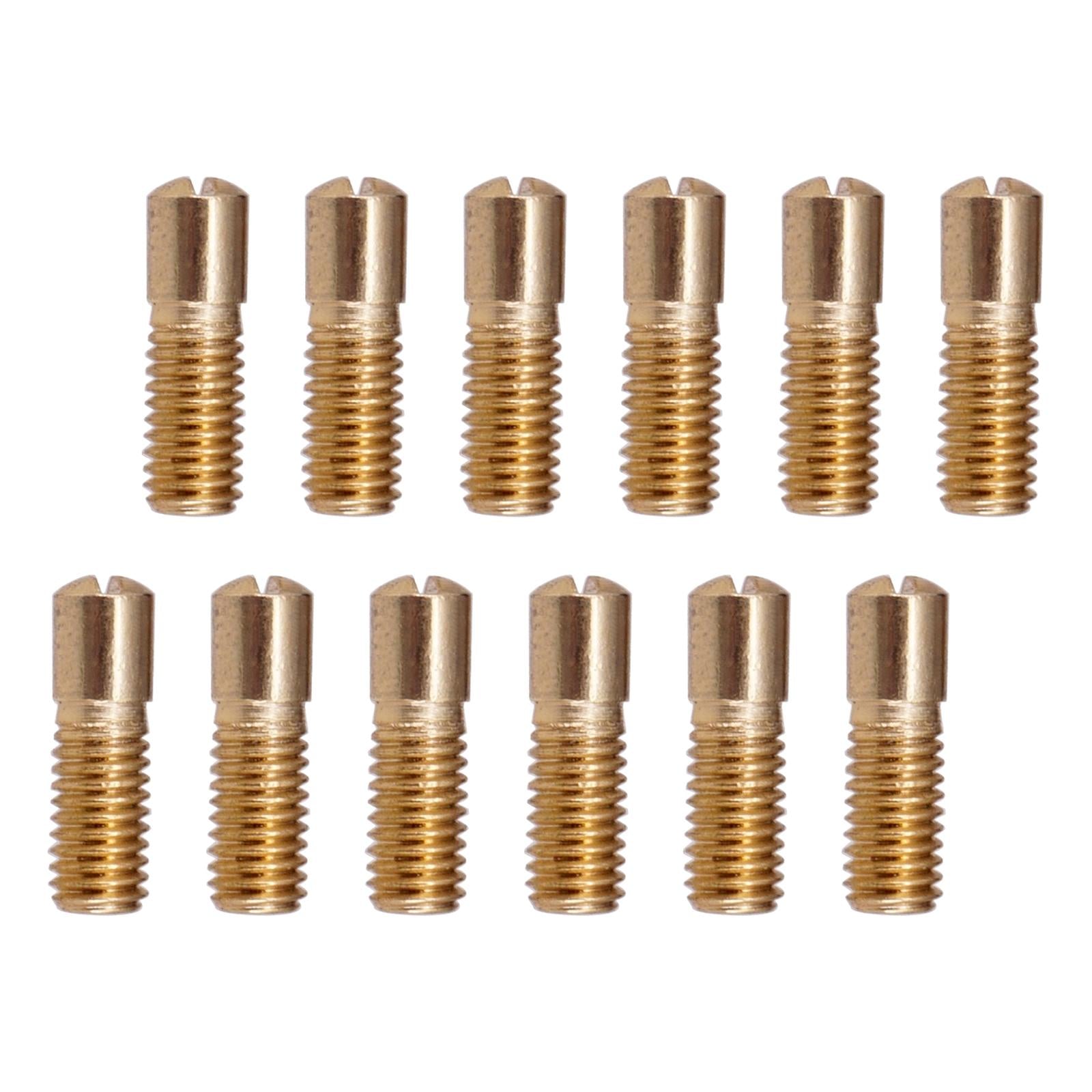 12x Single Coil Pickup Screws Guitar Parts Replaces for Instrument Accessory