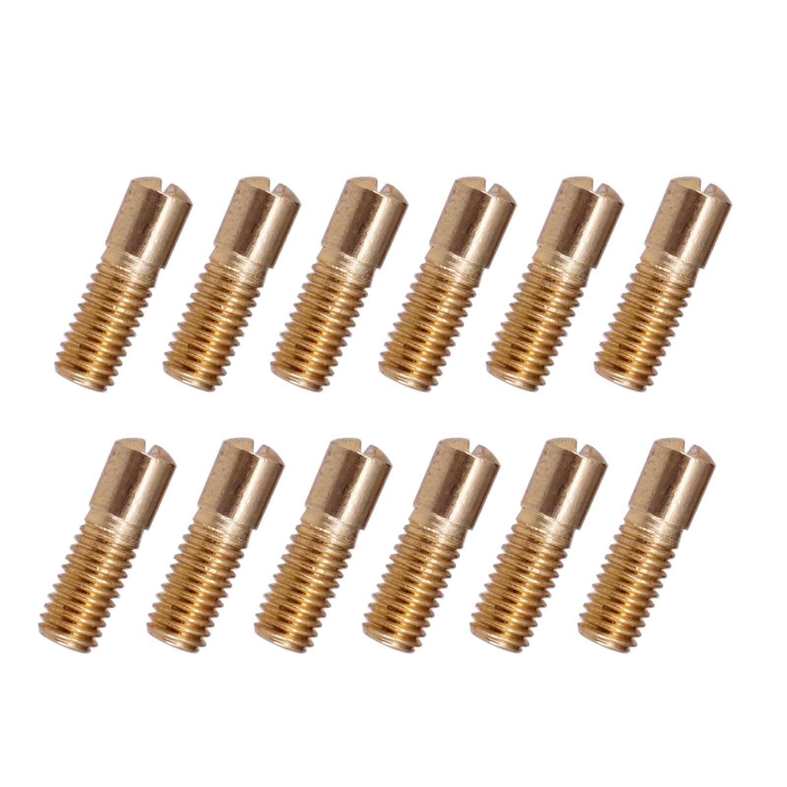 12x Single Coil Pickup Screws Guitar Parts Replaces for Instrument Accessory