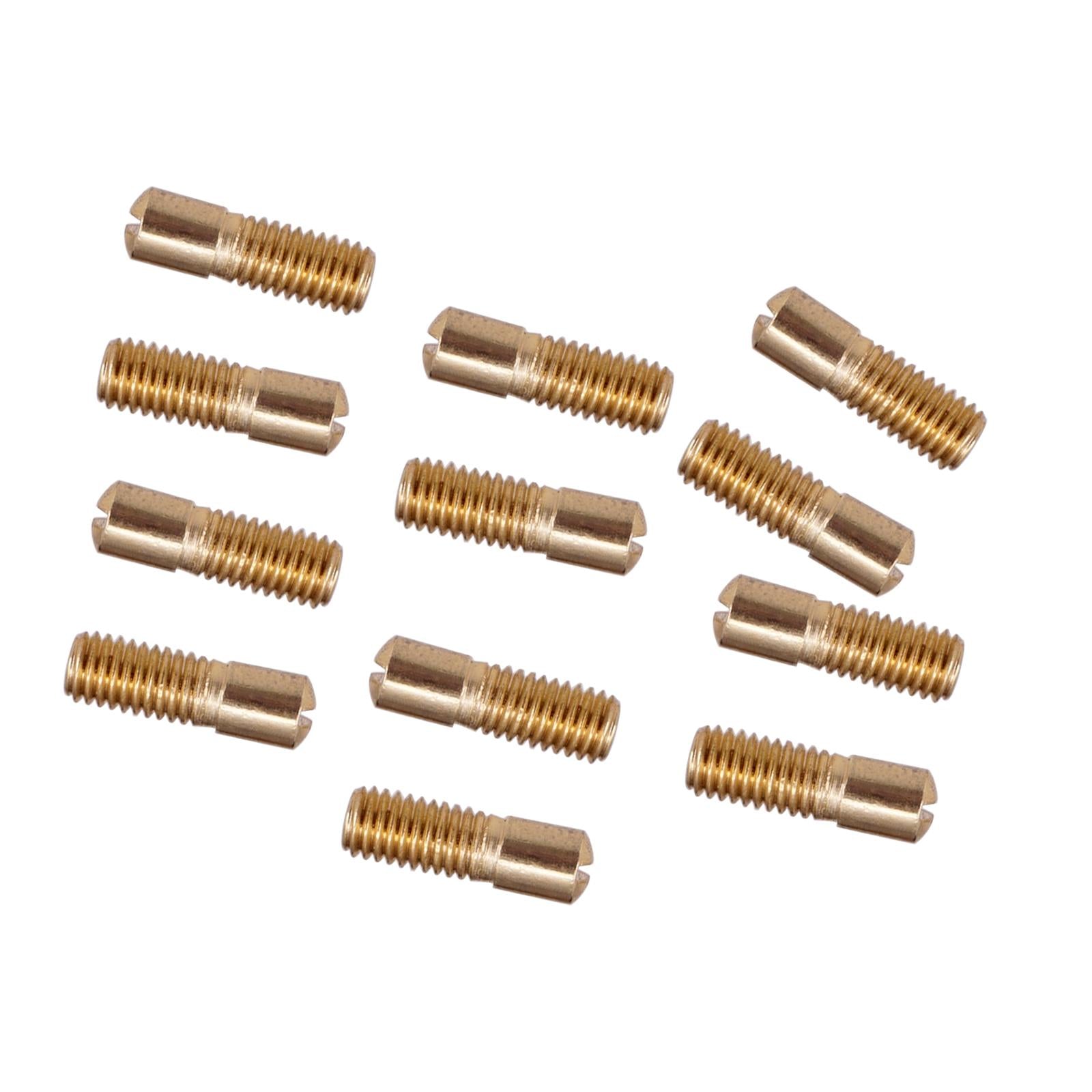 12x Single Coil Pickup Screws Guitar Parts Replaces for Instrument Accessory