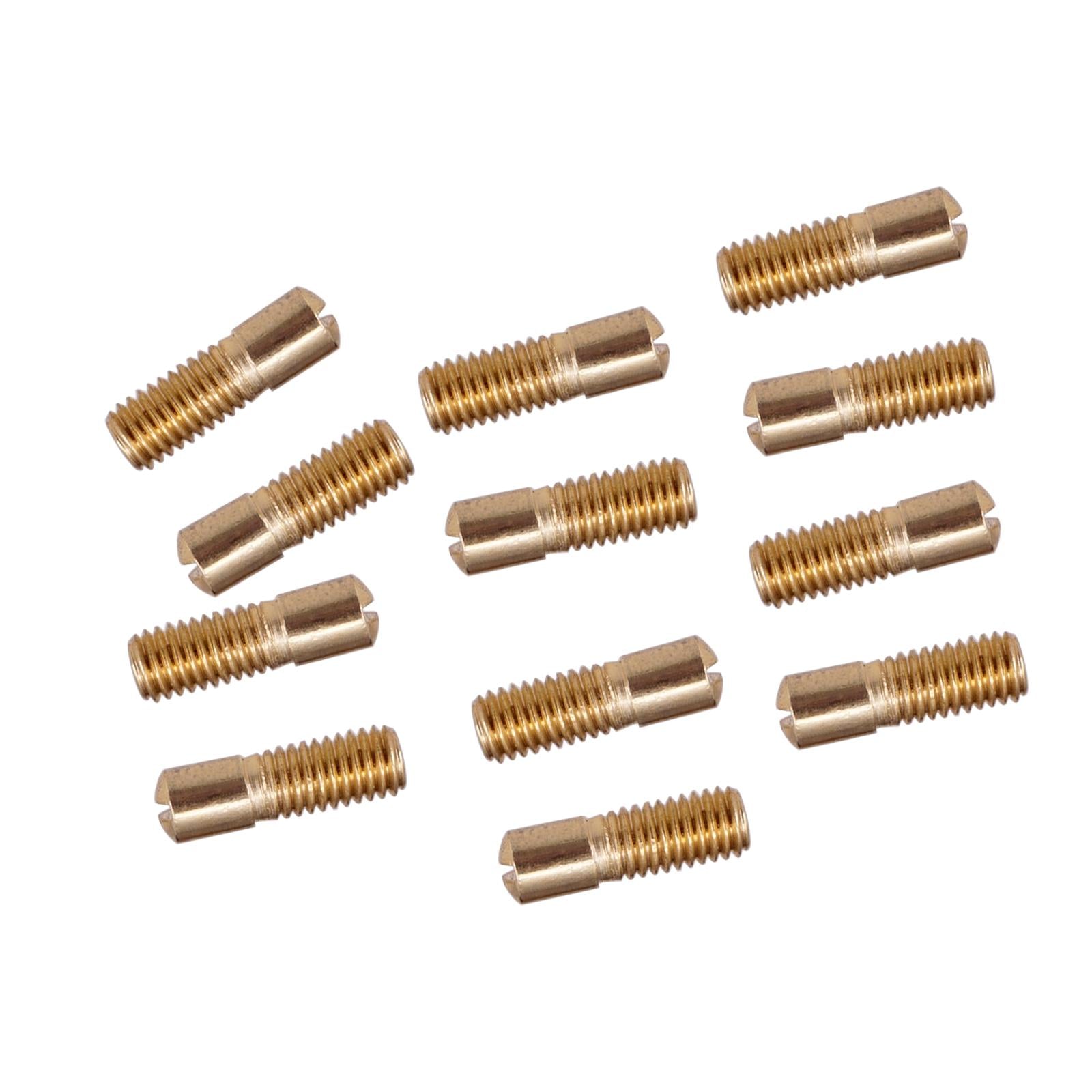 12x Single Coil Pickup Screws Guitar Parts Replaces for Instrument Accessory