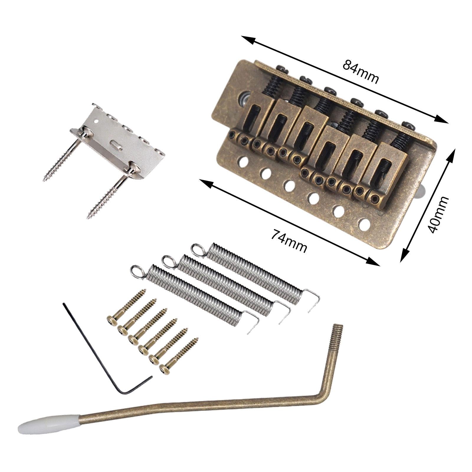 Professional Guitar Tremolo Bridge Set with Wrench for ST Part Accessories