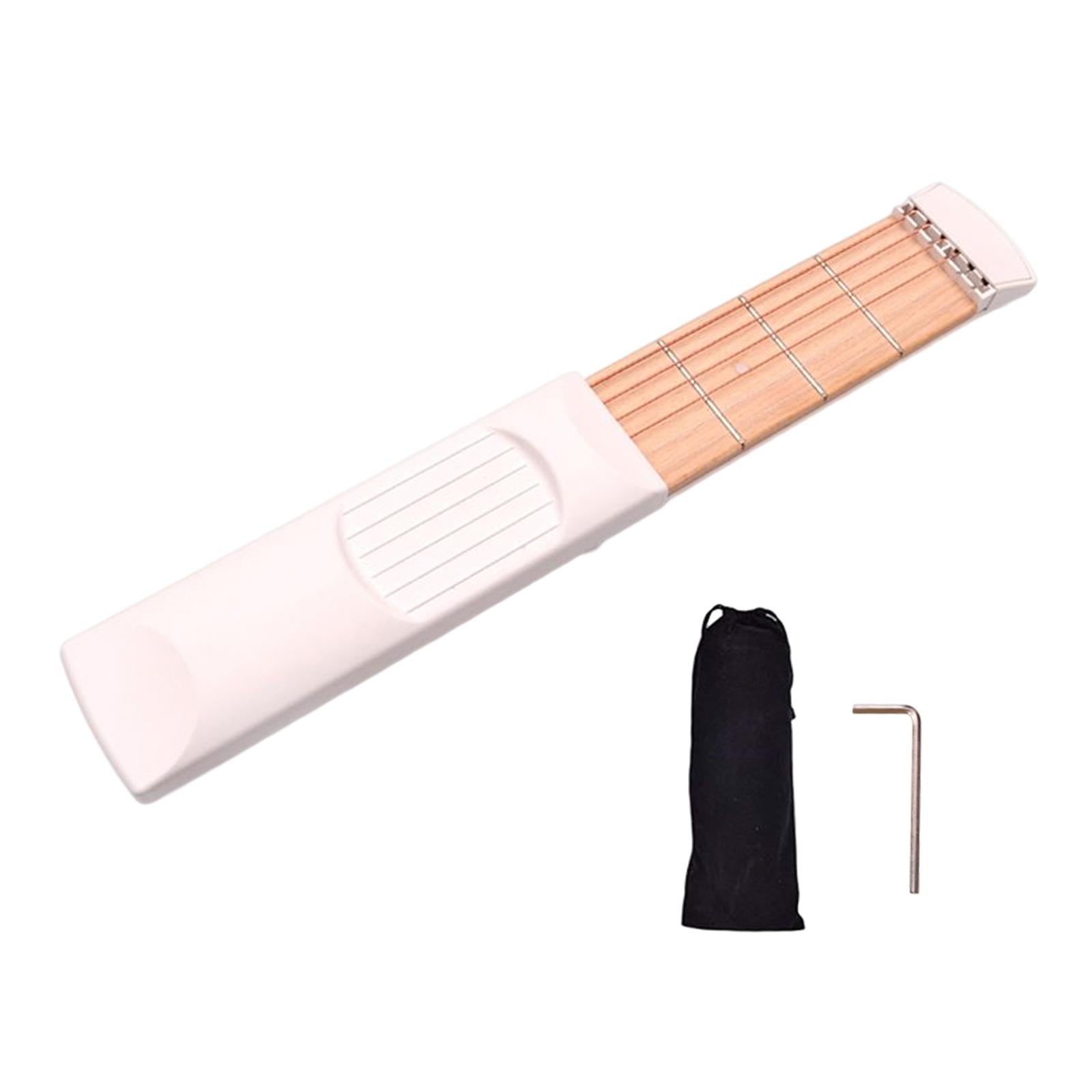 Pocket Guitar Chords Trainer Guitar Practice Tool Training White 4 Fret