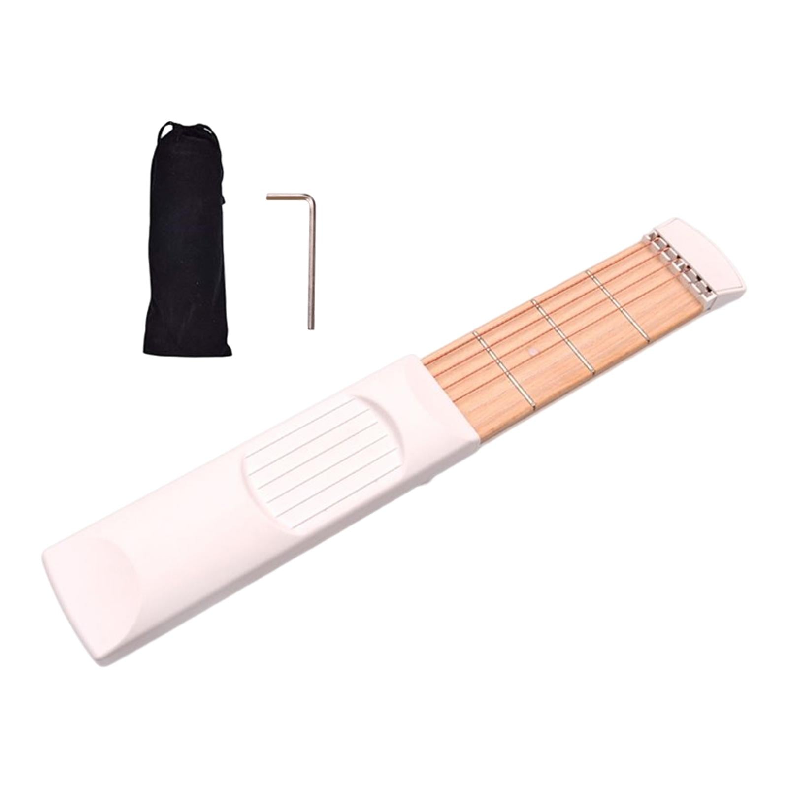 Pocket Guitar Chords Trainer Guitar Practice Tool Training White 4 Fret