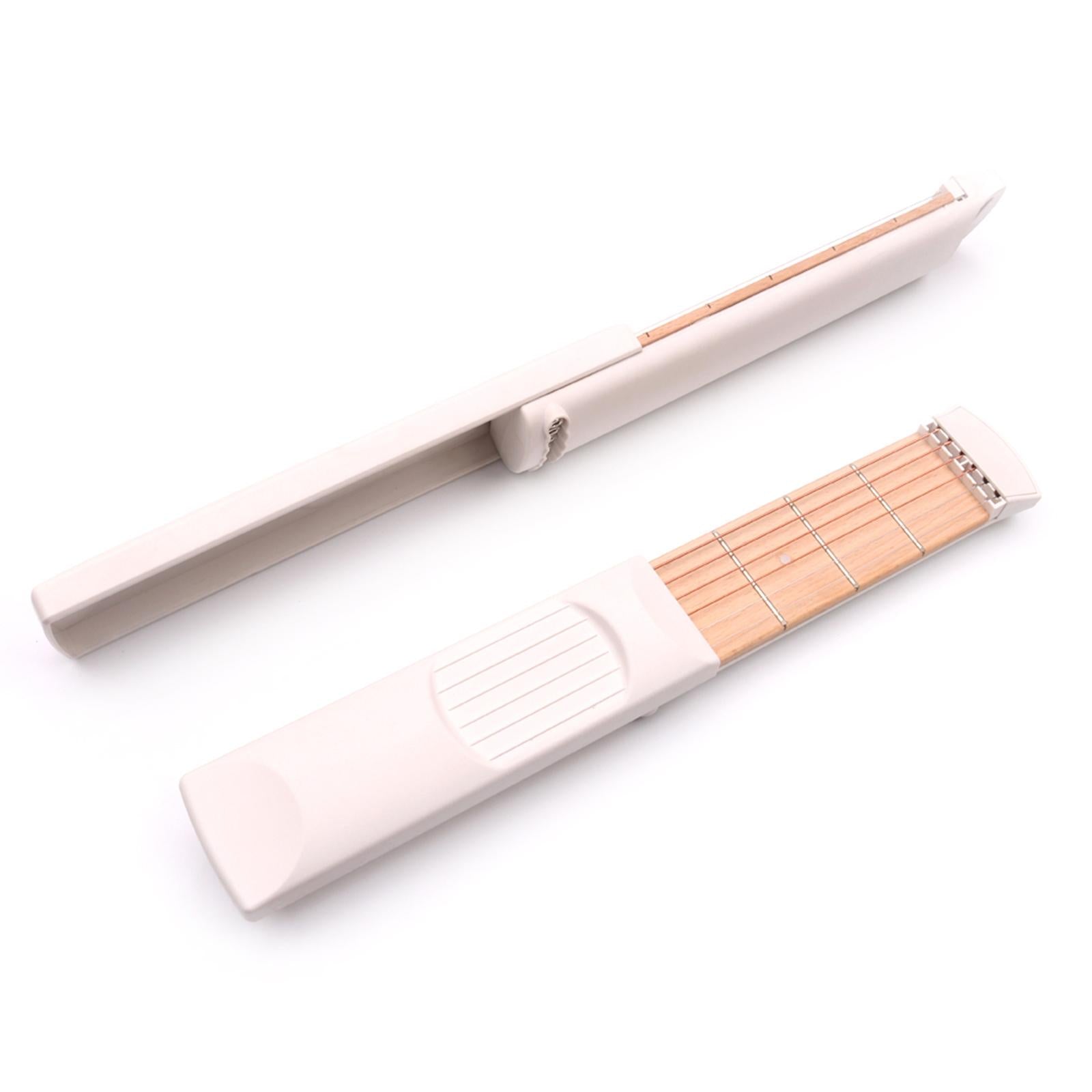 Pocket Guitar Chords Trainer Guitar Practice Tool Training White 4 Fret