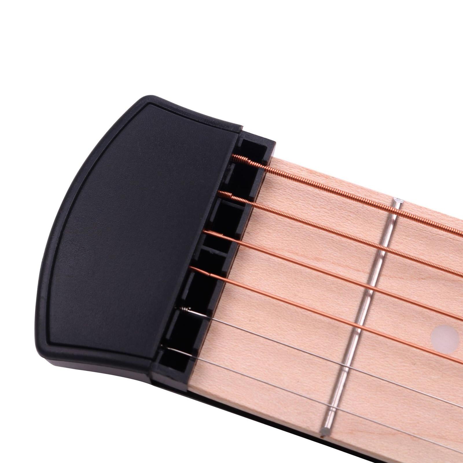 Pocket Guitar Chords Trainer Guitar Practice Tool Training 6 Fret Black