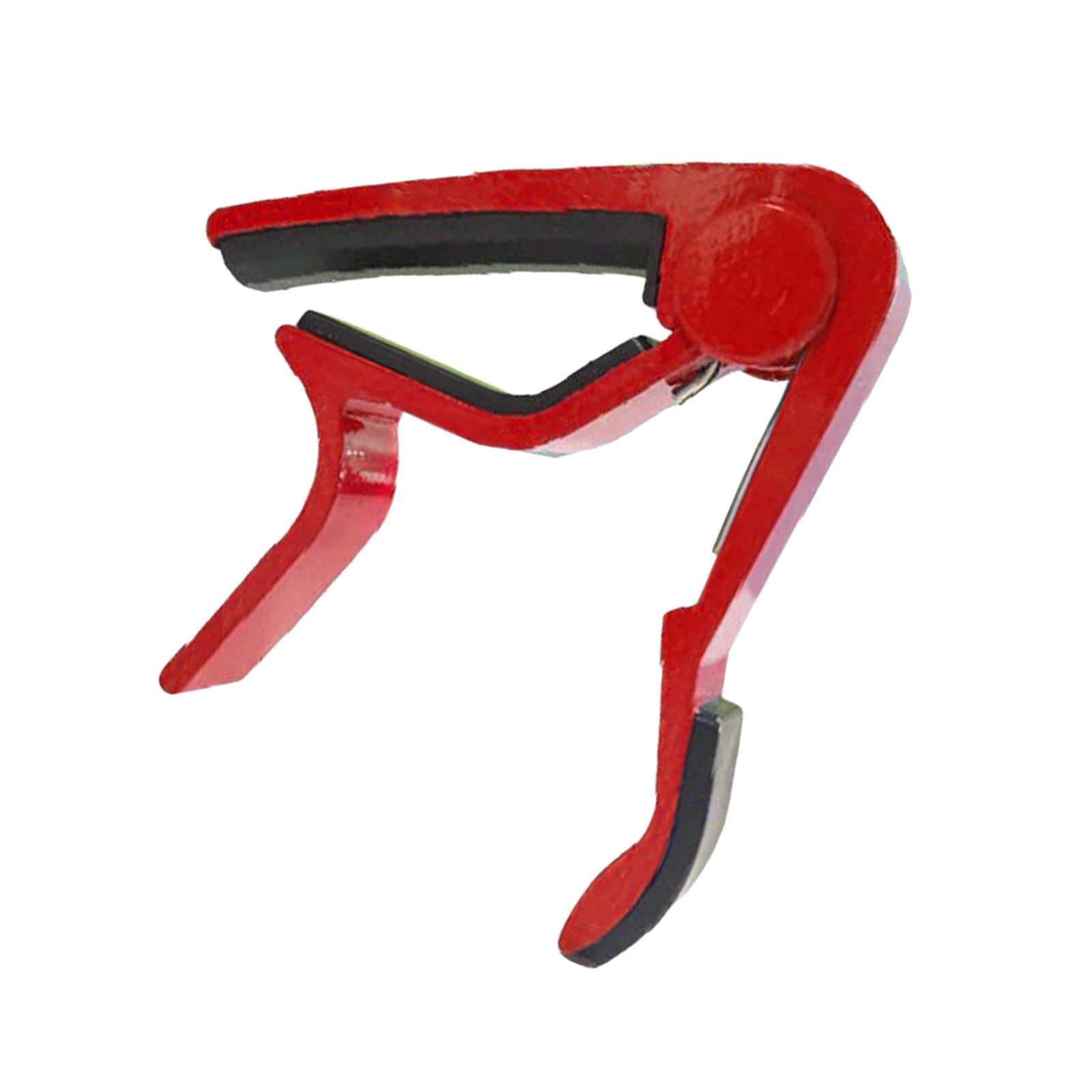 Universal Guitar Capo Aluminum Alloy for Fretboard Mandolin Accessories Red