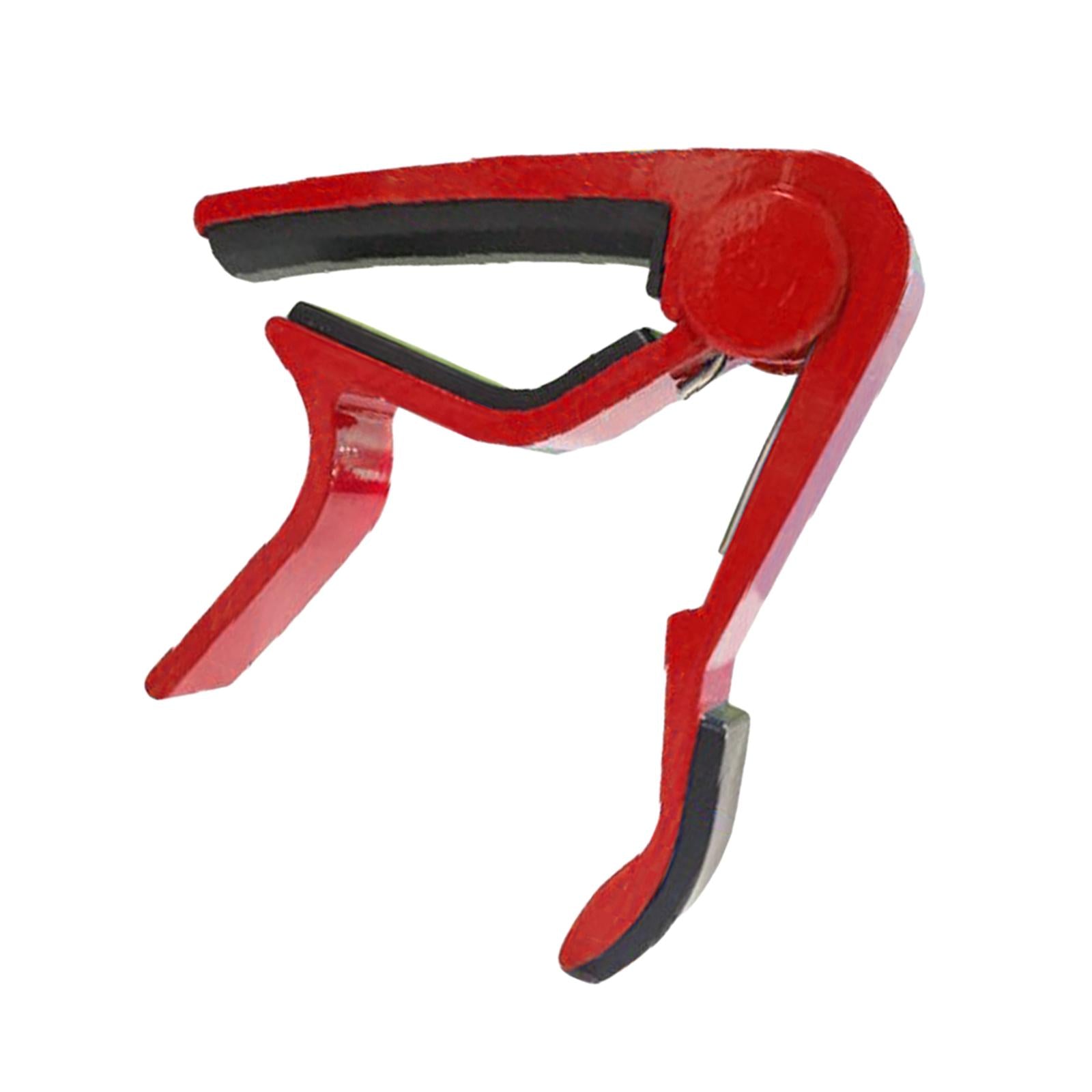 Universal Guitar Capo Aluminum Alloy for Fretboard Mandolin Accessories Red