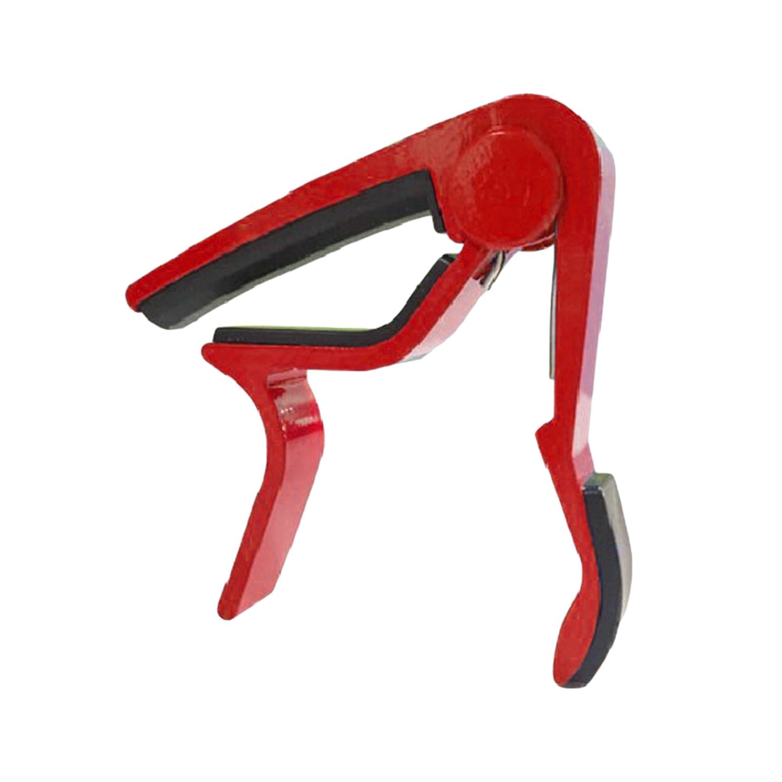 Universal Guitar Capo Aluminum Alloy for Fretboard Mandolin Accessories Red