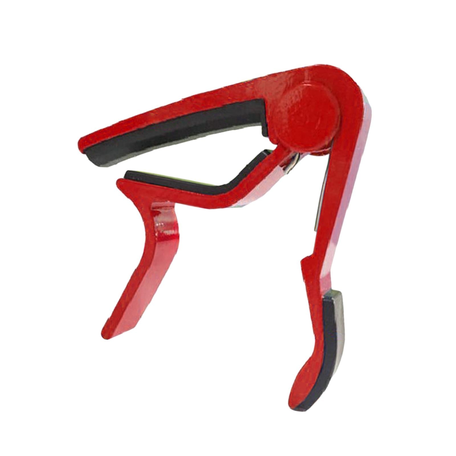 Universal Guitar Capo Aluminum Alloy for Fretboard Mandolin Accessories Red