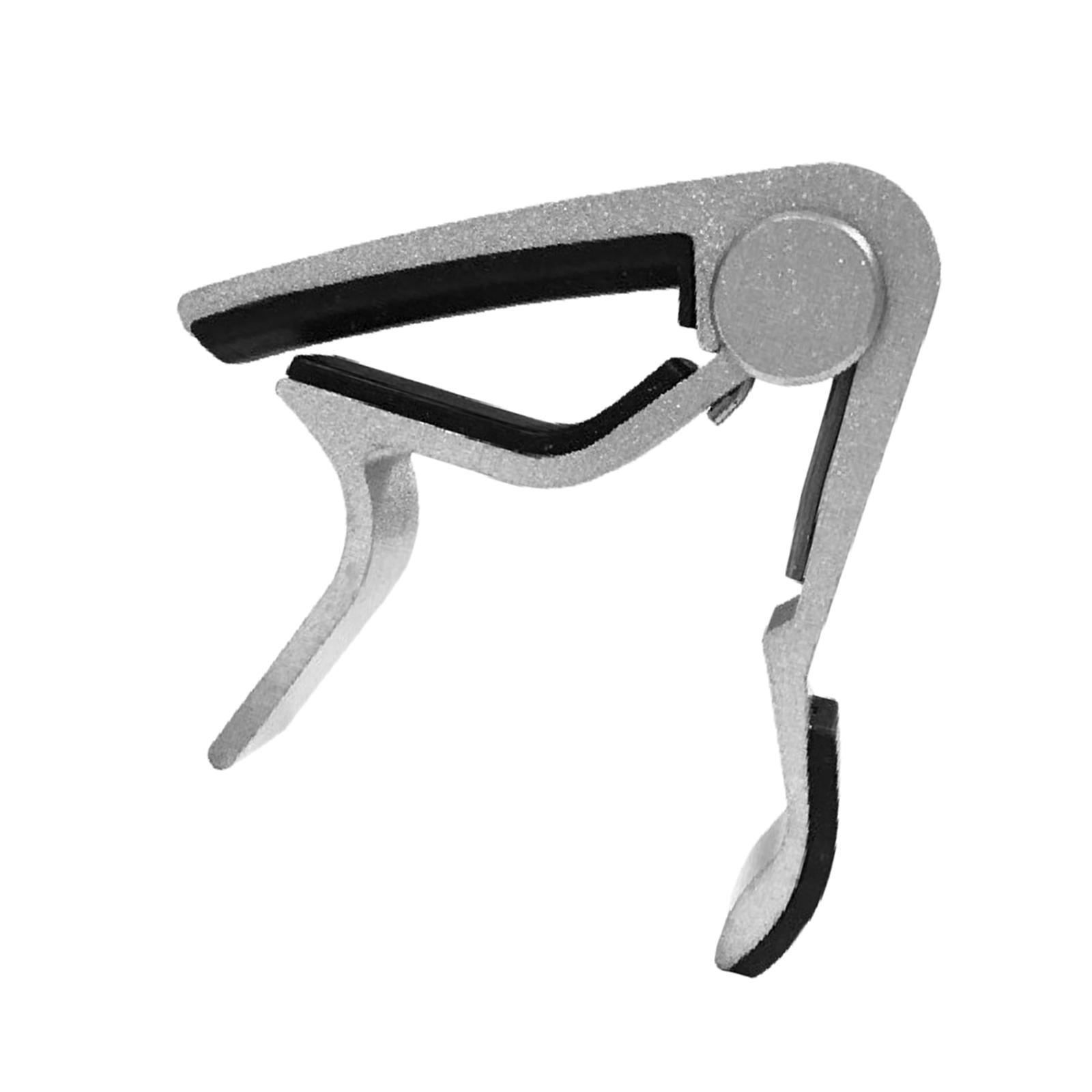 Universal Guitar Capo Aluminum Alloy for Fretboard Mandolin Accessories Argent