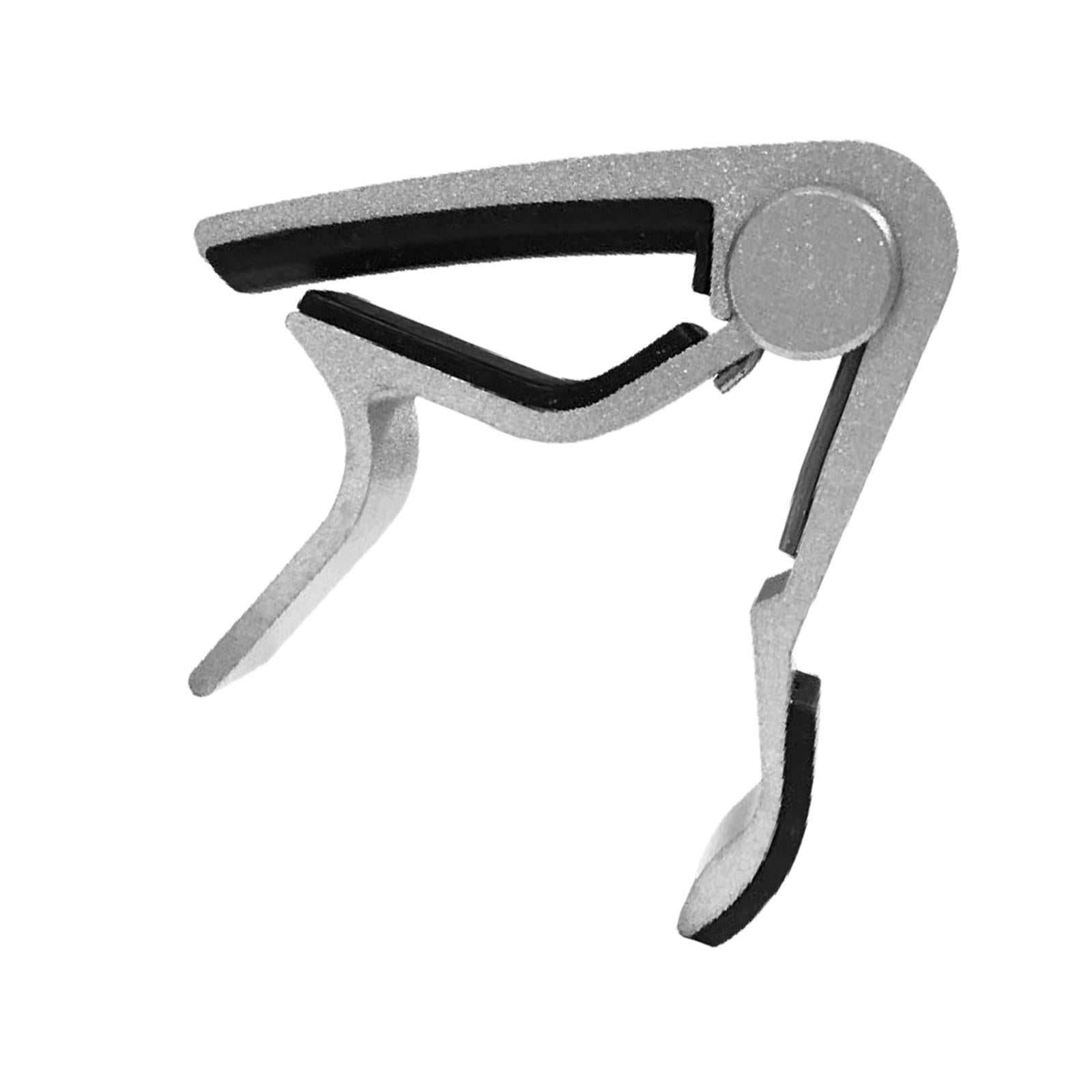 Universal Guitar Capo Aluminum Alloy for Fretboard Mandolin Accessories Argent