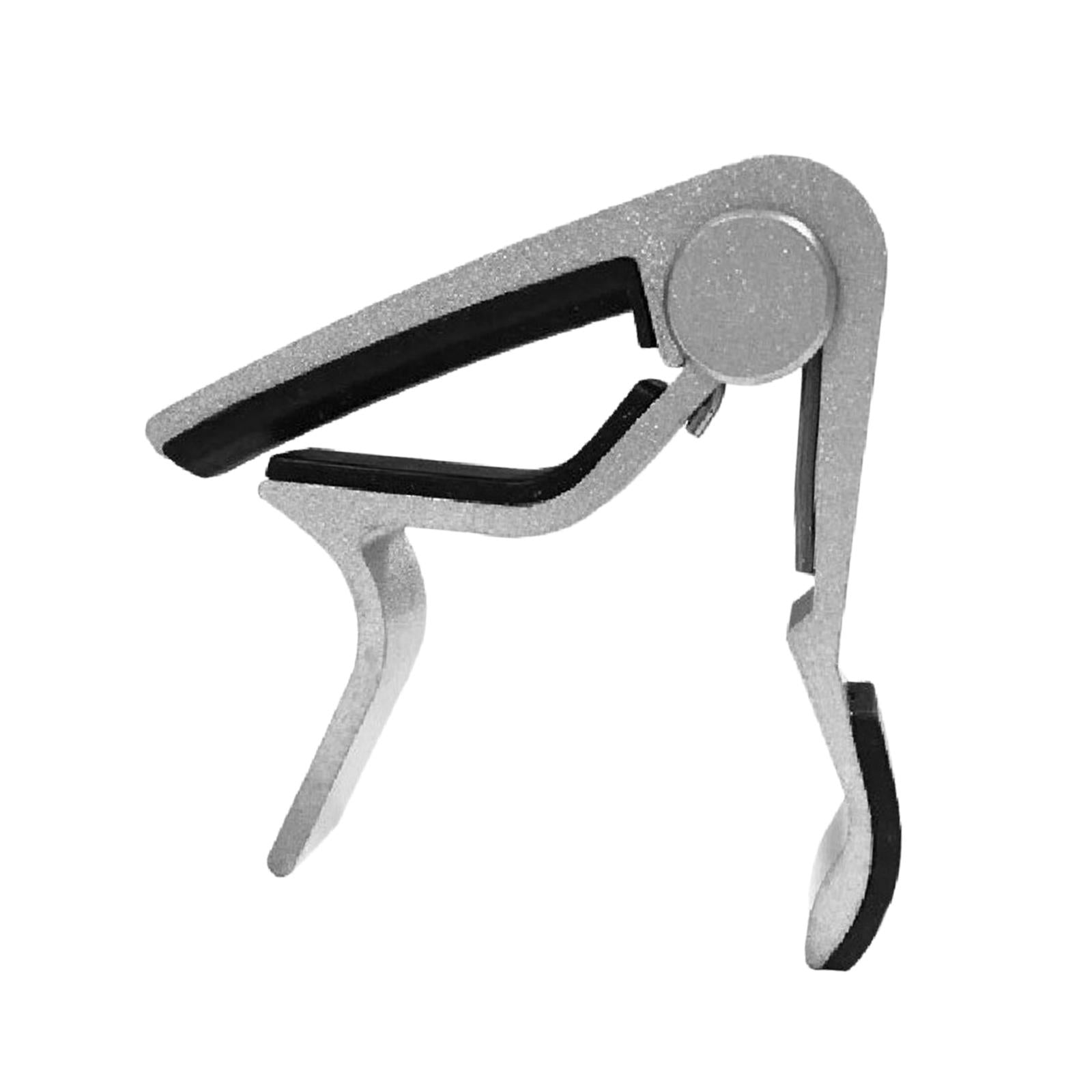 Universal Guitar Capo Aluminum Alloy for Fretboard Mandolin Accessories Argent