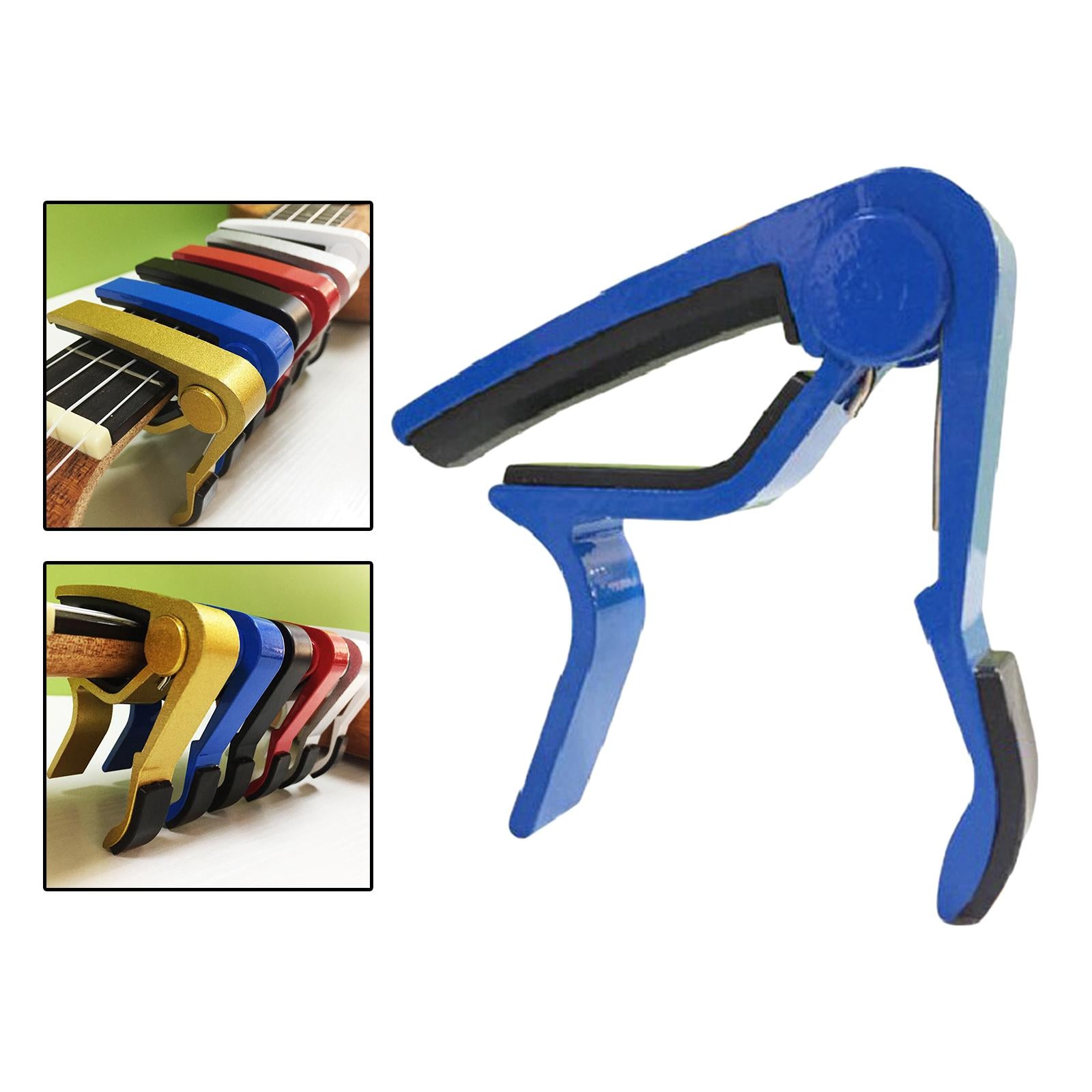 Universal Guitar Capo Aluminum Alloy for Fretboard Mandolin Accessories Blue