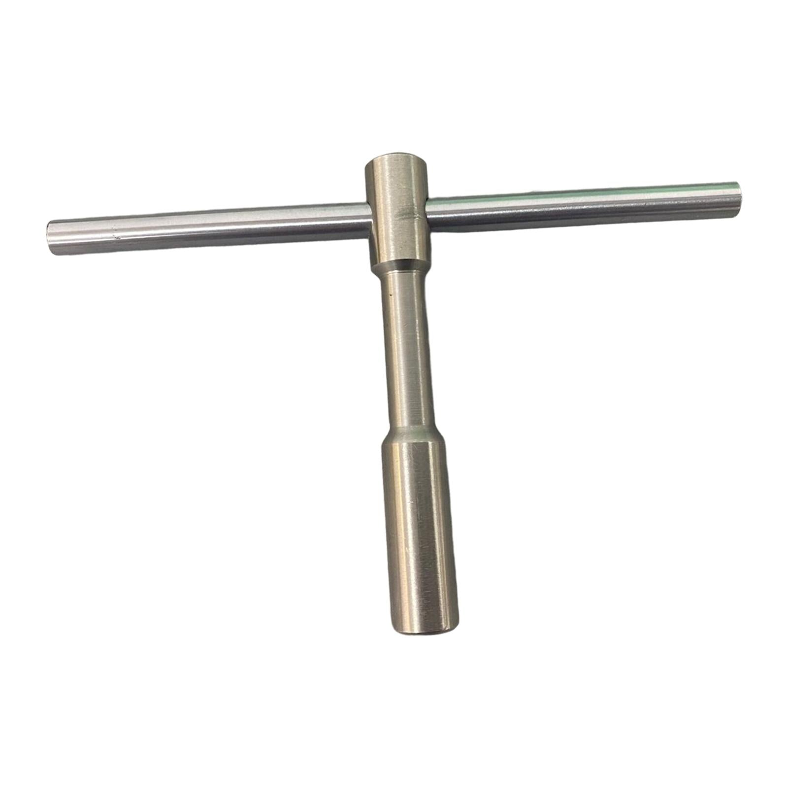 Ratchet Tap Wrench Steel T Handle for Trumpet Brass Instrument Mouthpiece Tuning Wrench
