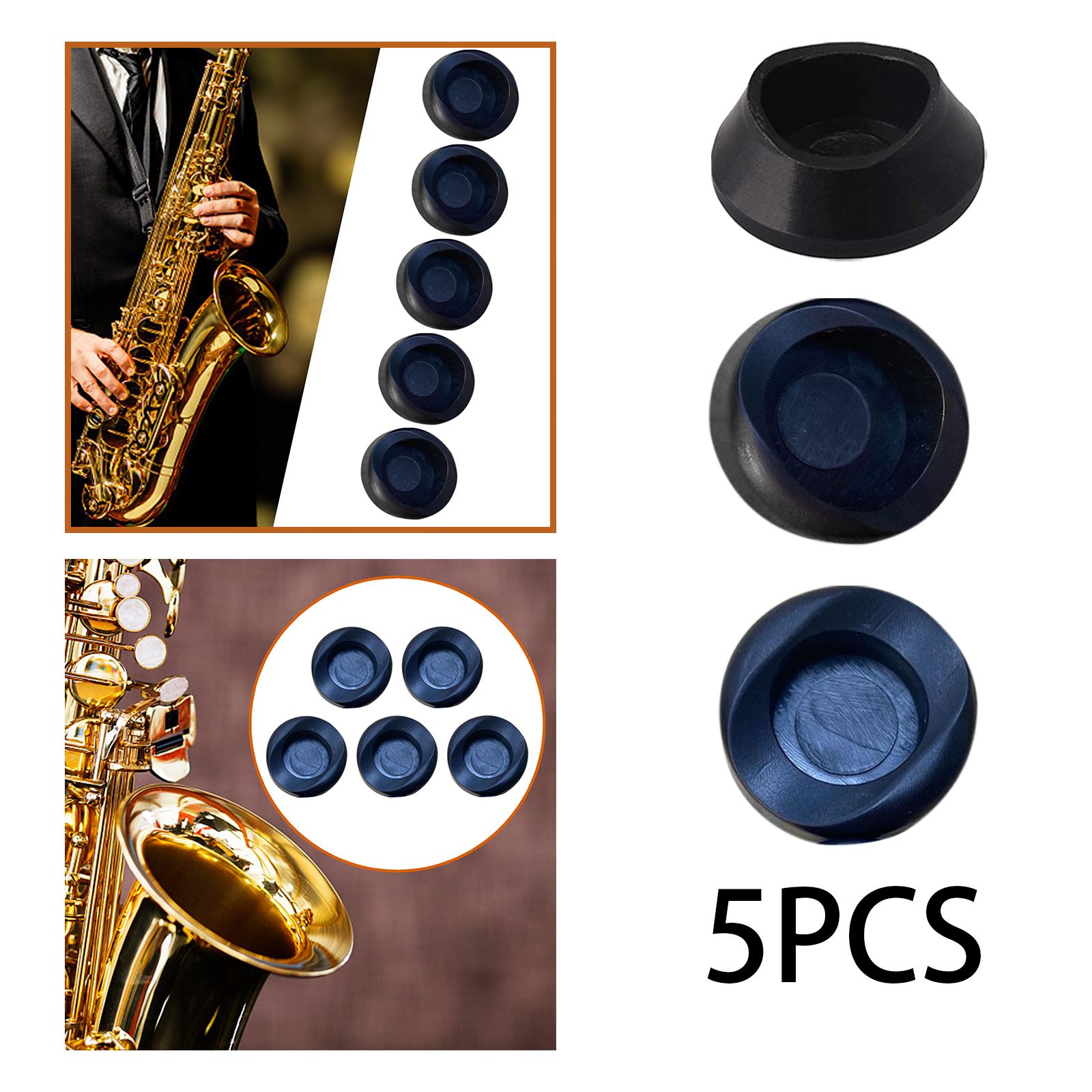 5 Pieces Saxophone Thumb Rest Button Cover for Saxophone Instrument Accs Alto