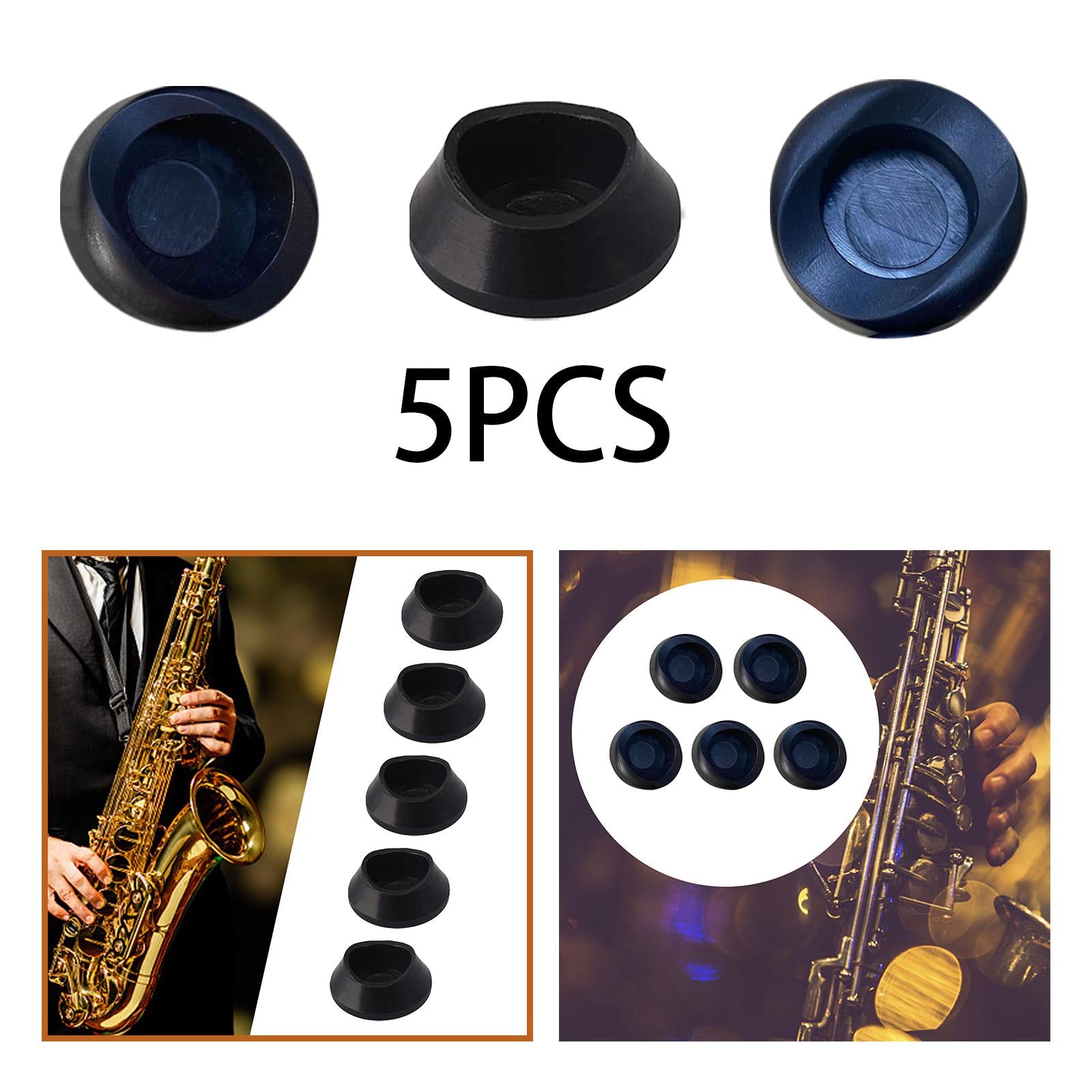 5 Pieces Saxophone Thumb Rest Button Cover for Saxophone Instrument Accs Alto