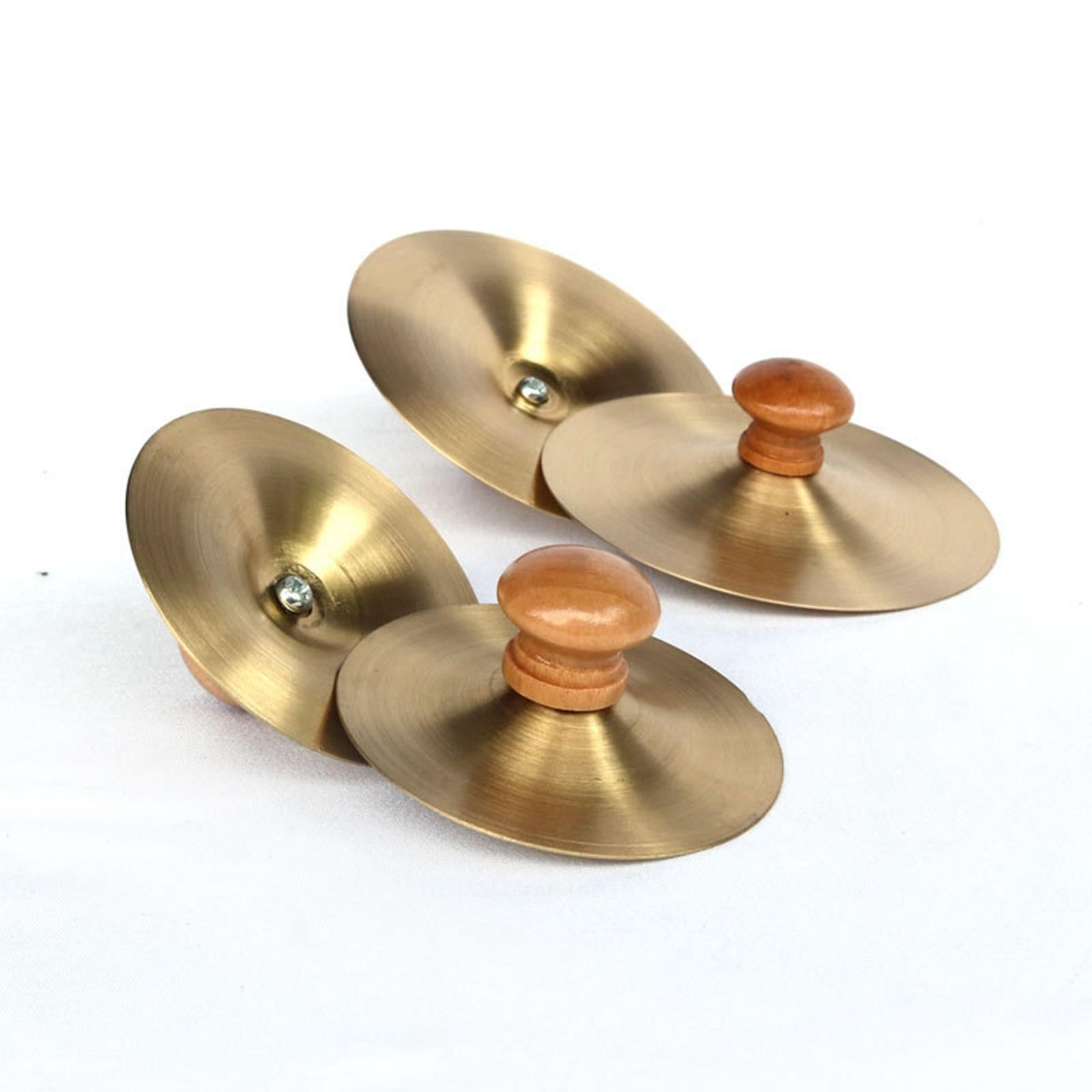 Mini Hand Percussion Finger Cymbals Kids Toy for 3 Years Old up Boys Girls