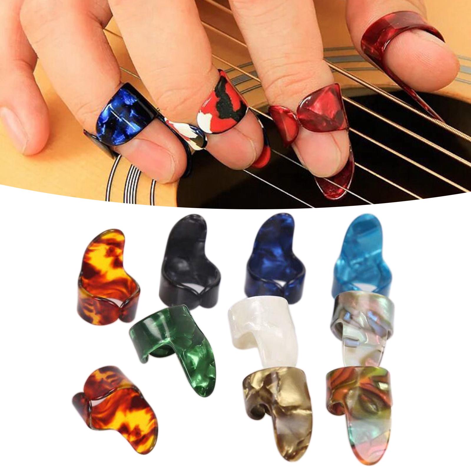 10Pcs Guitar Thumb Finger Picks for Banjo String Instrument Accessories Finger