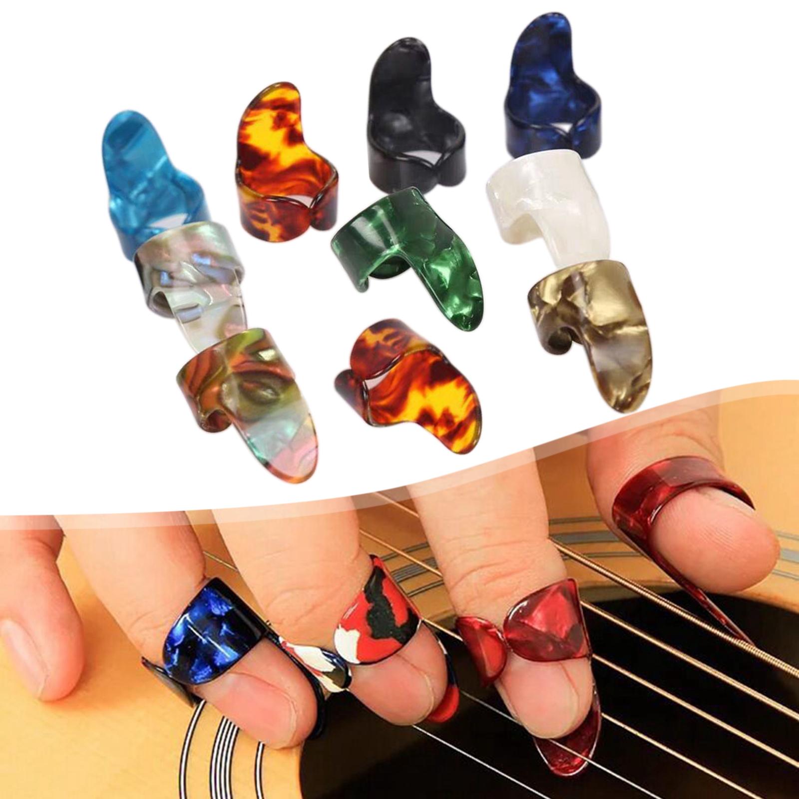 10Pcs Guitar Thumb Finger Picks for Banjo String Instrument Accessories Finger