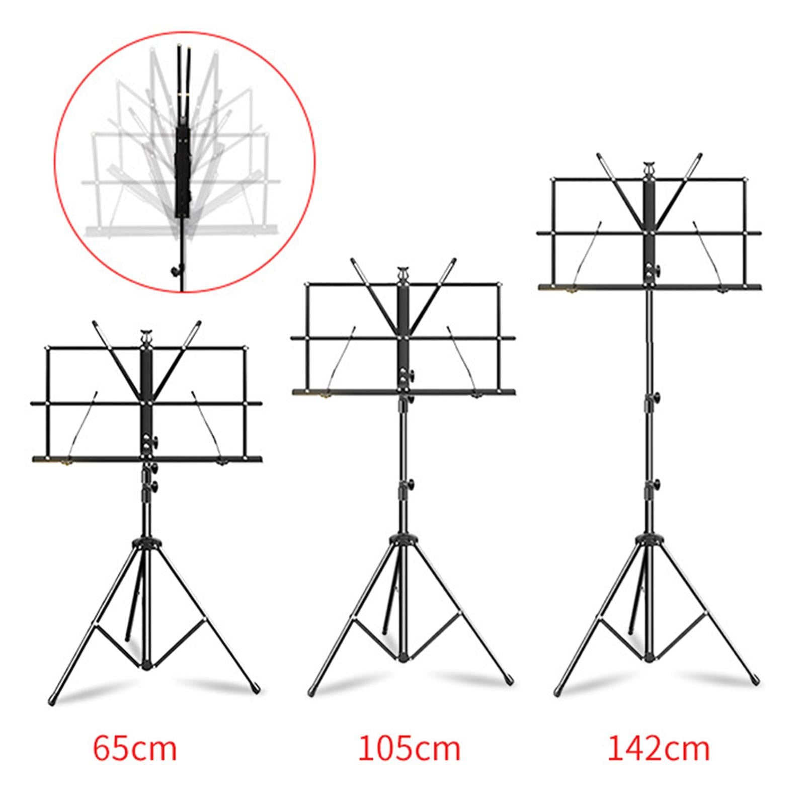 Collapsible Music Stand Book Stand for Stage Performance Violin Players