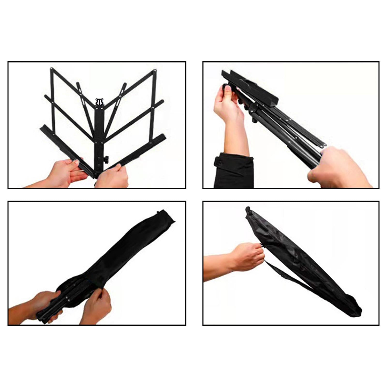 Collapsible Music Stand Book Stand for Stage Performance Violin Players