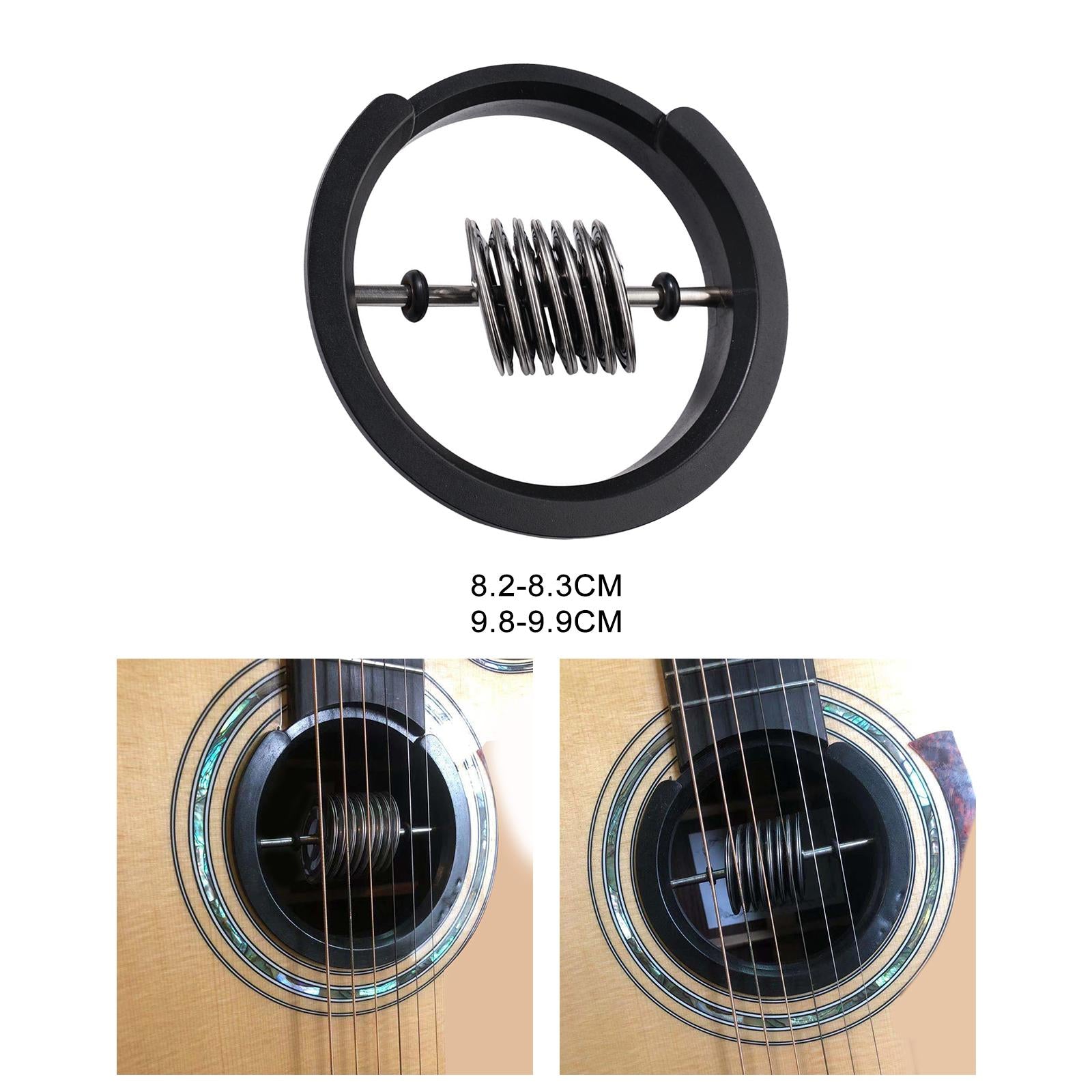 Portable Acoustic Guitar Sound Hole Cover Performing for Guitar Replacement 8.3cm