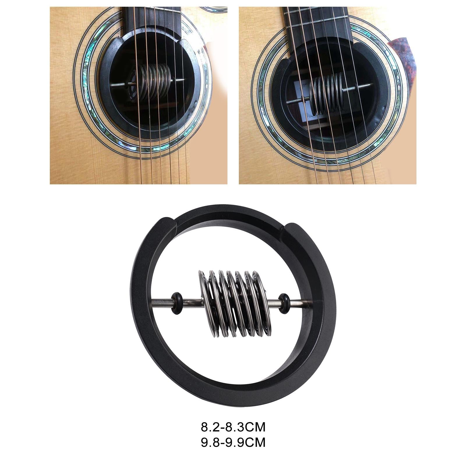 Portable Acoustic Guitar Sound Hole Cover Performing for Guitar Replacement 8.3cm