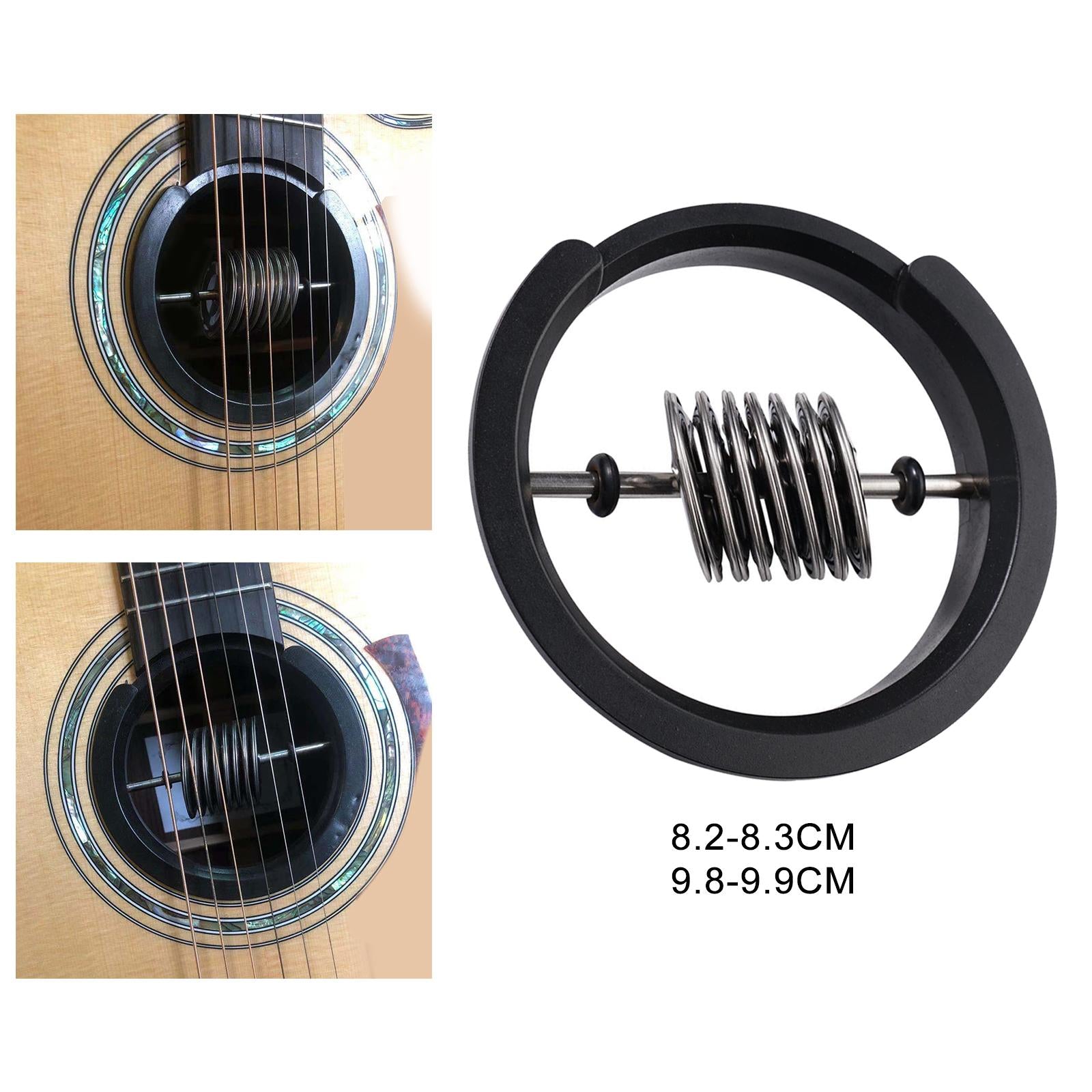 Portable Acoustic Guitar Sound Hole Cover Performing for Guitar Replacement 8.3cm