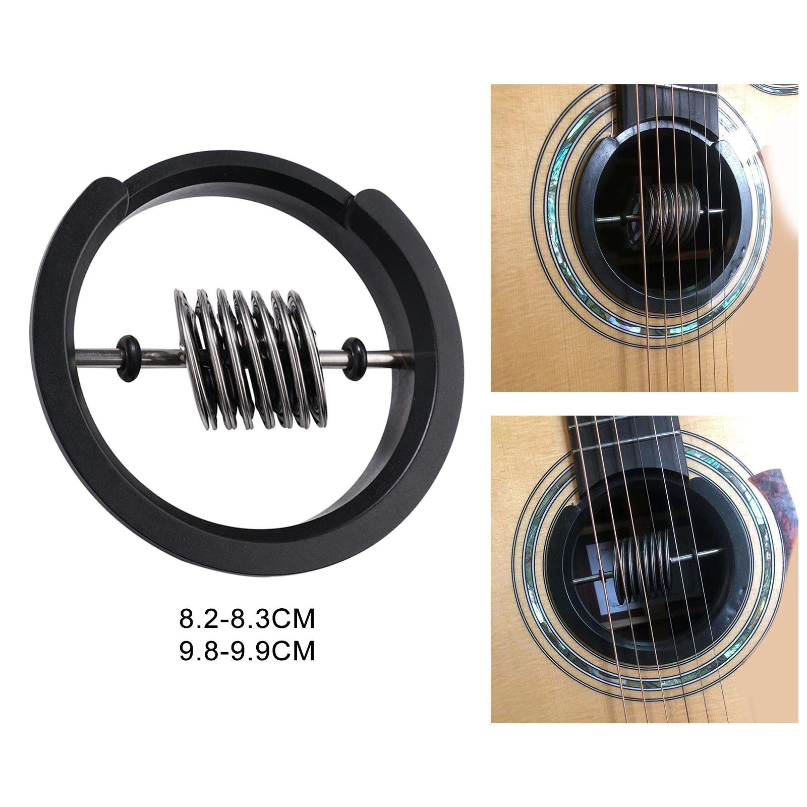 Portable Acoustic Guitar Sound Hole Cover Performing for Guitar Replacement 8.3cm