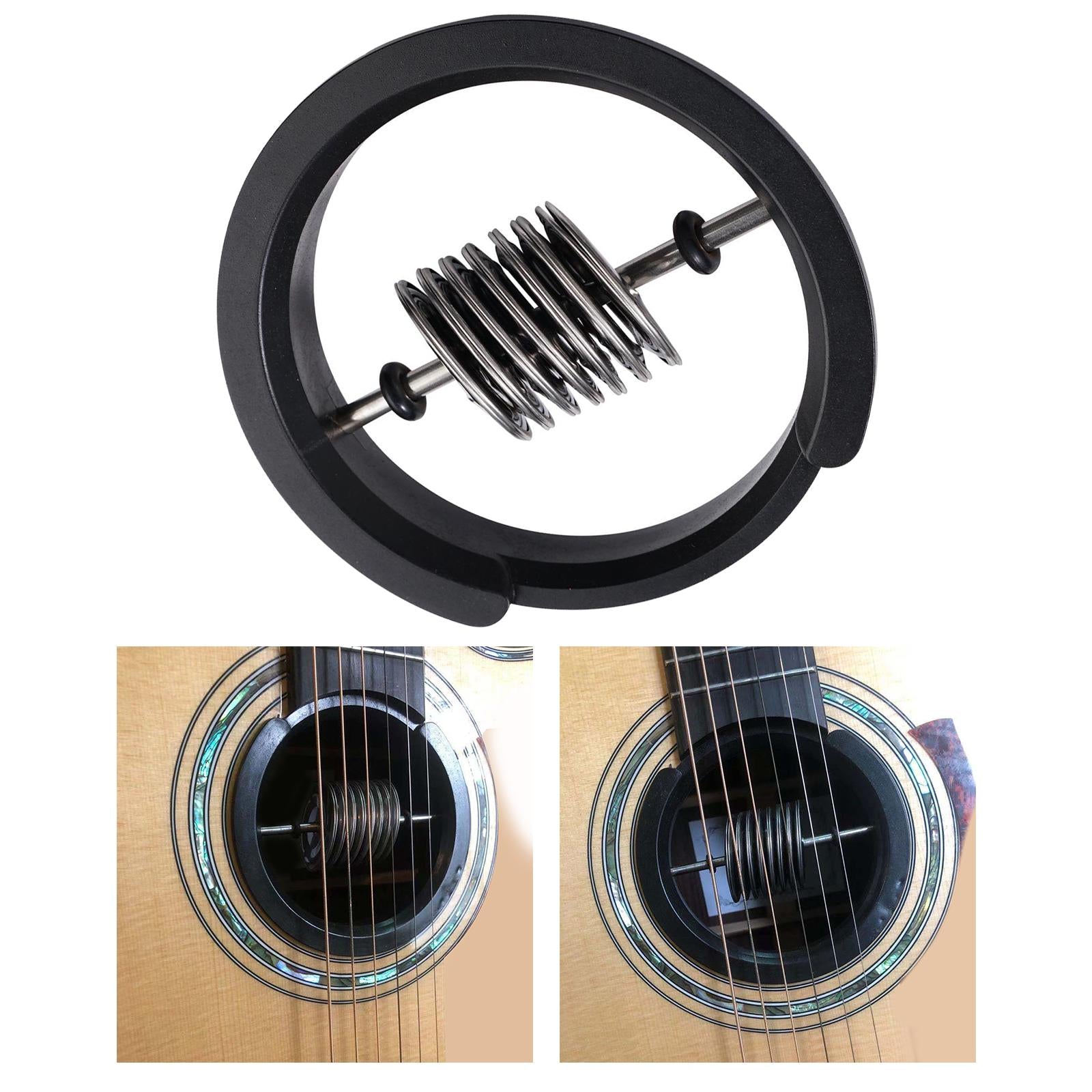 Portable Acoustic Guitar Sound Hole Cover Performing for Guitar Replacement 9.9cm