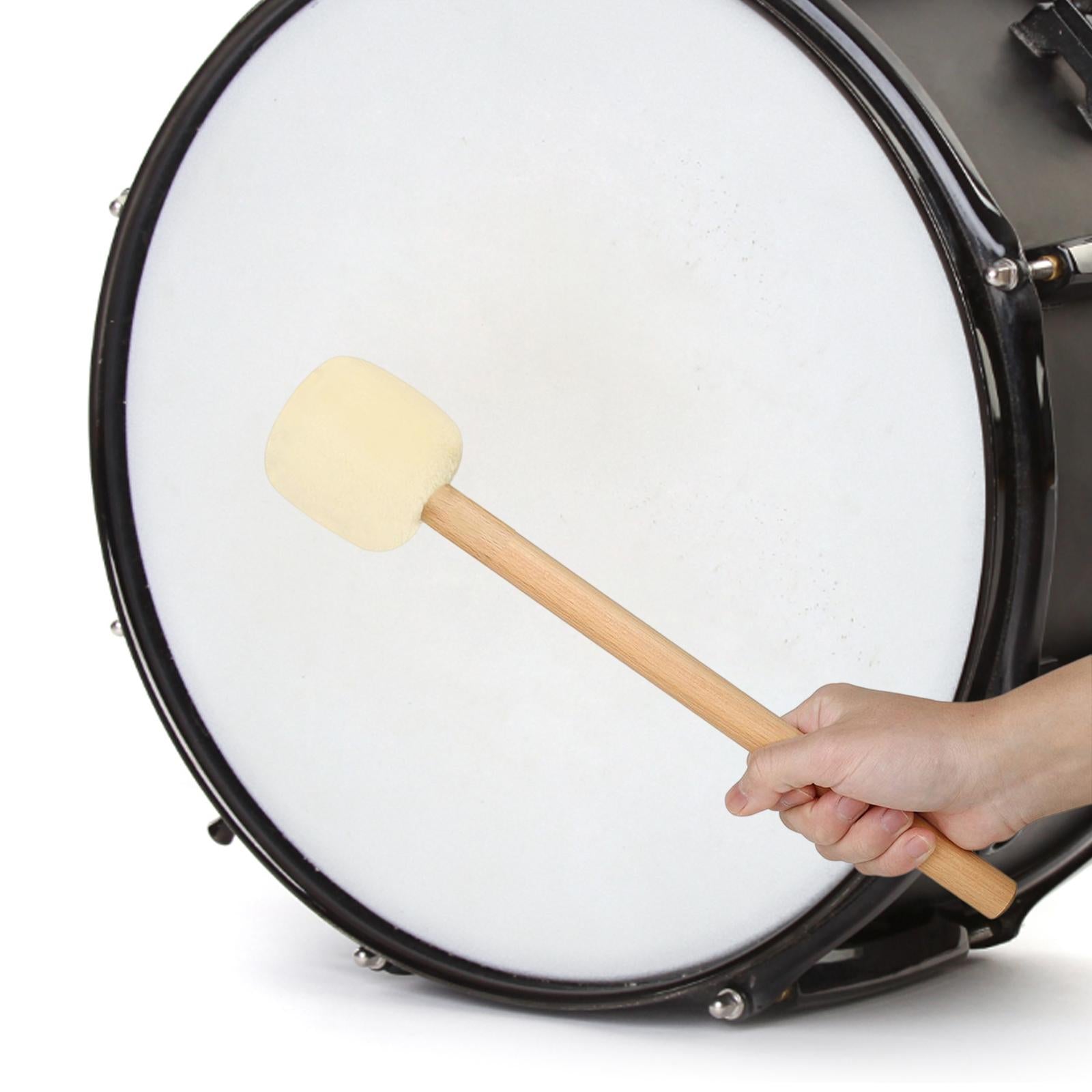 Percussion Sticks Musical Instrument Accessories for Lotus Drums Beginners white