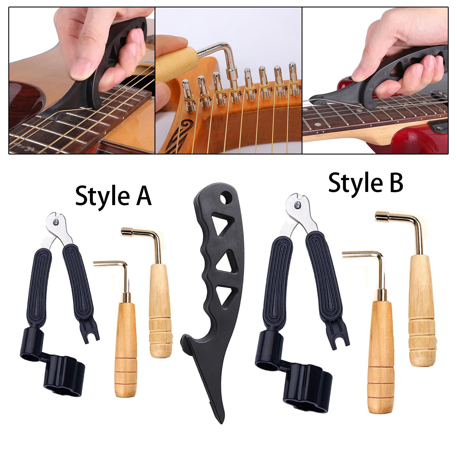 Guitar Maintenance Kits Guitar Wrench Ergonomic for Acoustic Guitar Banjos Style A