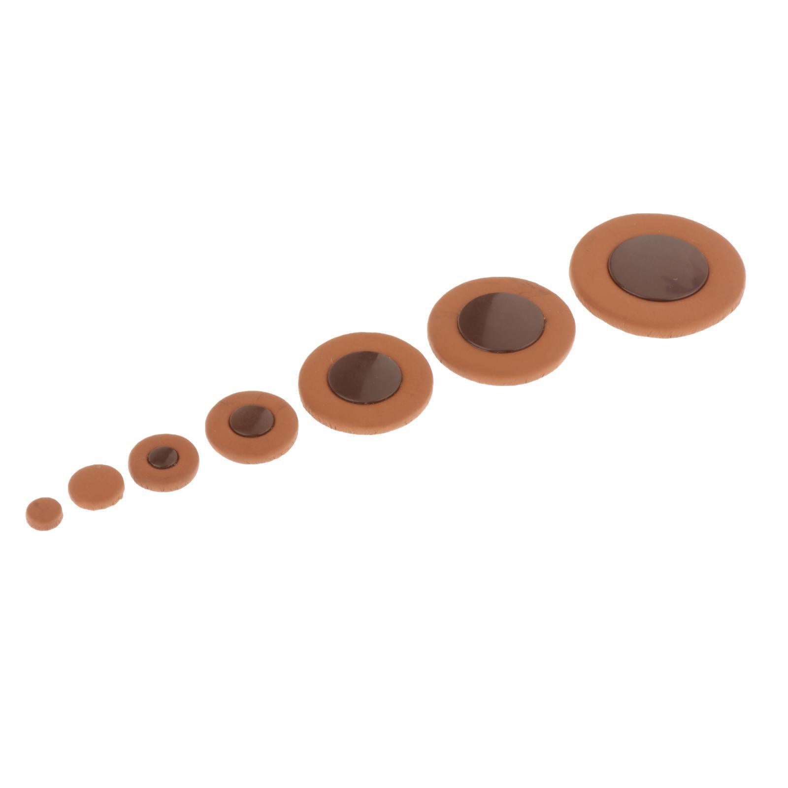 Sax Pads Woodwind Instrument Parts PU Leather for Saxophone DIY Enthusiasts. Tenor